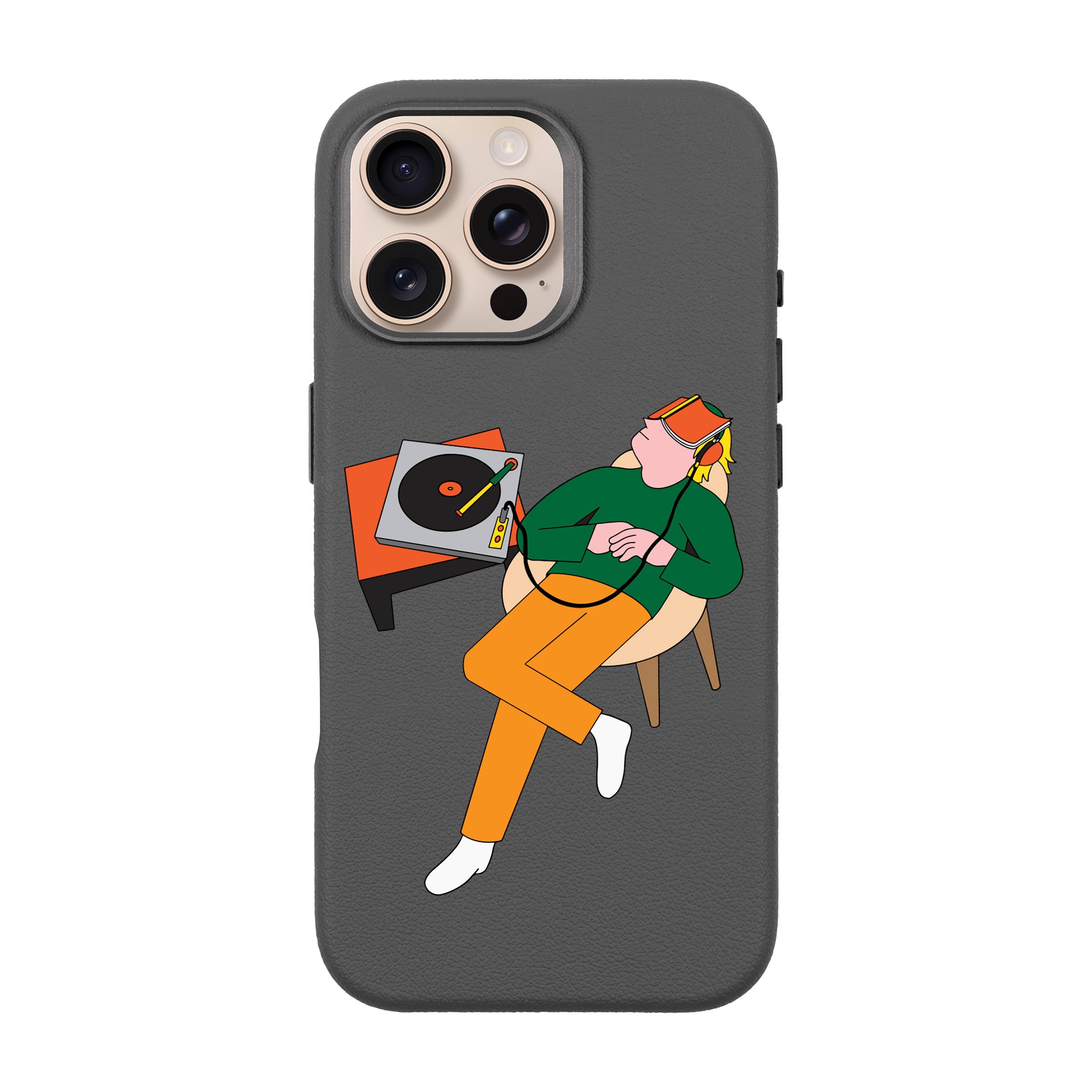 LAZY SUNDAY AFTERNOON-iPhone Leather Premium Case with MagSafe