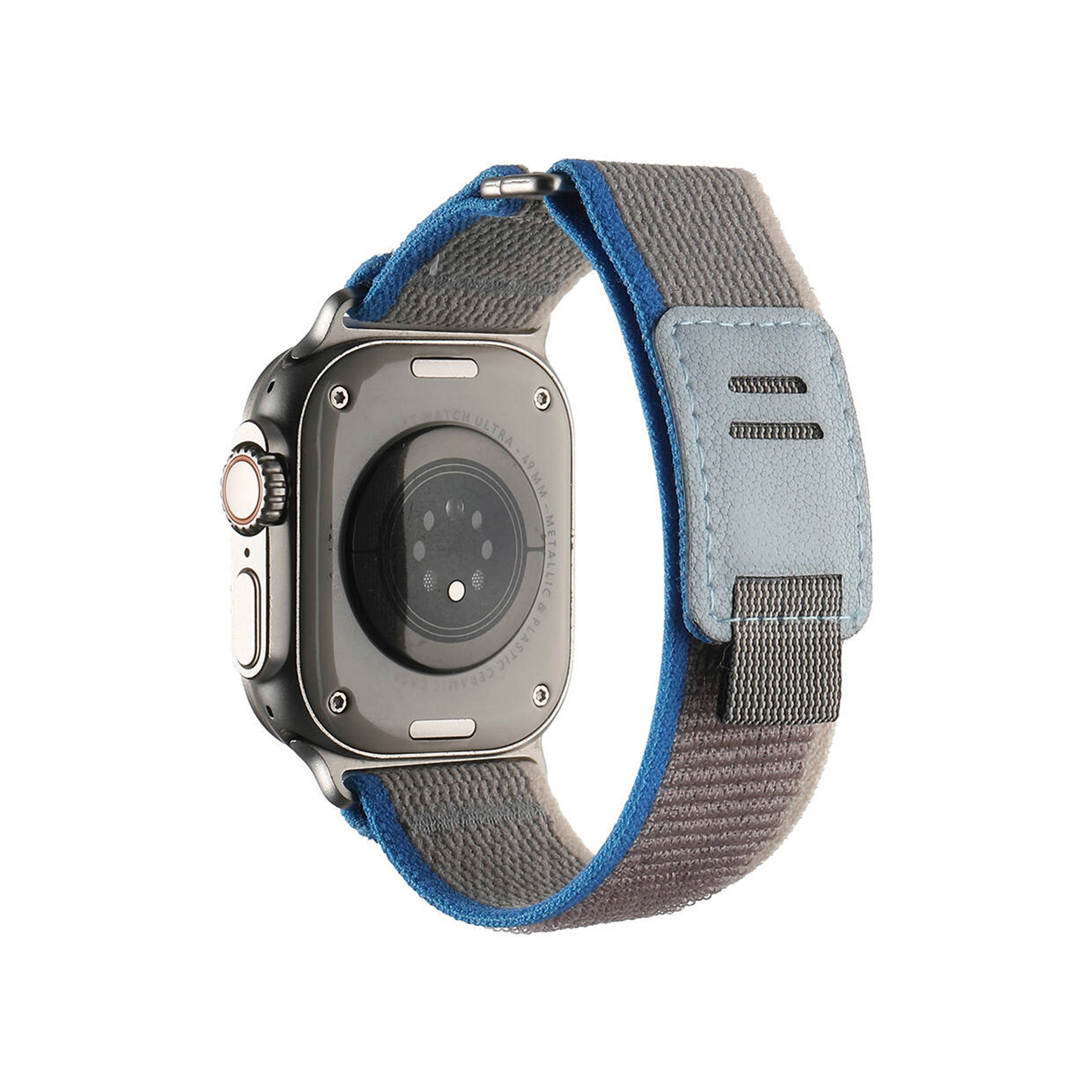 Apple Watch Weaving Kordon-Gri Mavi