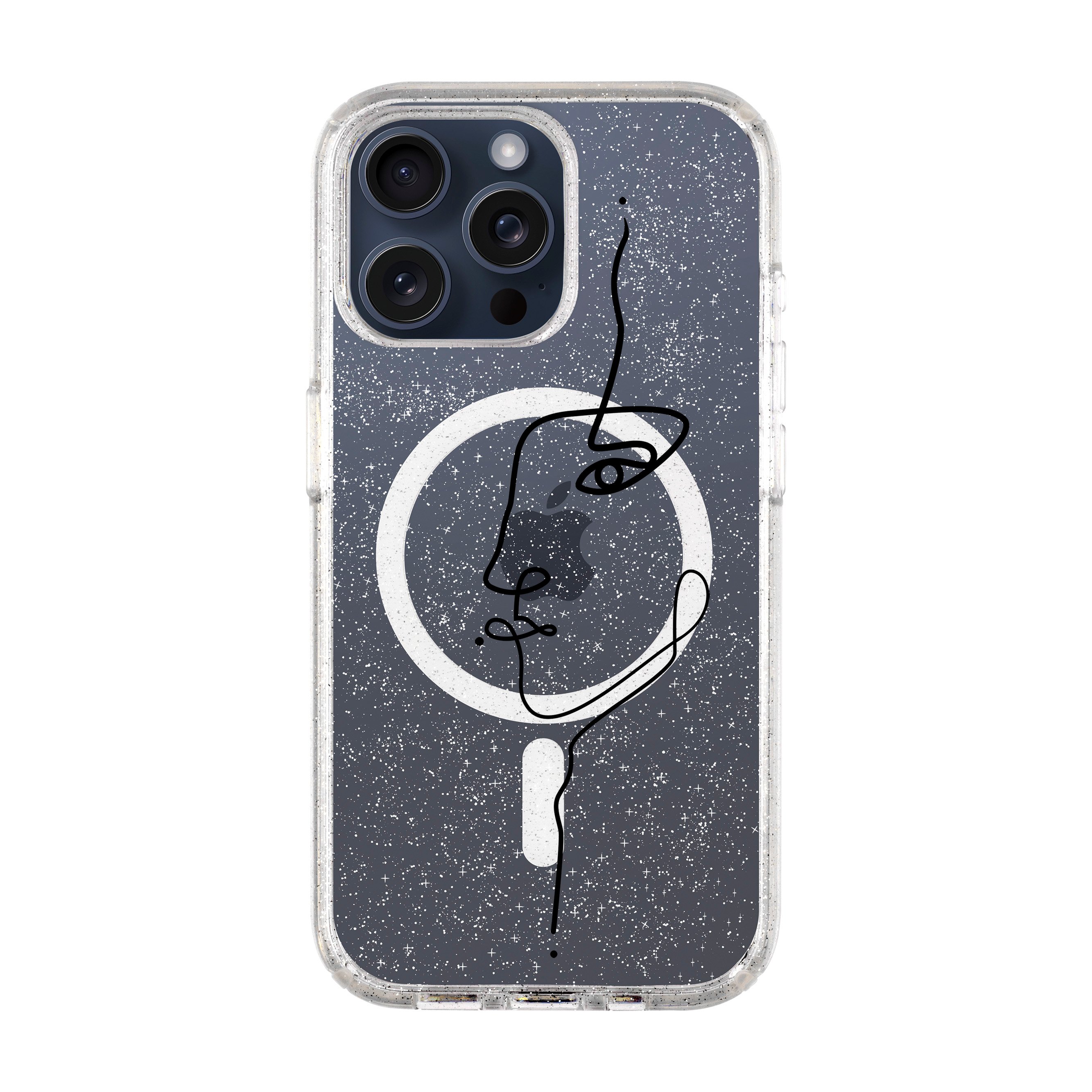 FACE-iPhone Shiny Case with MagSafe