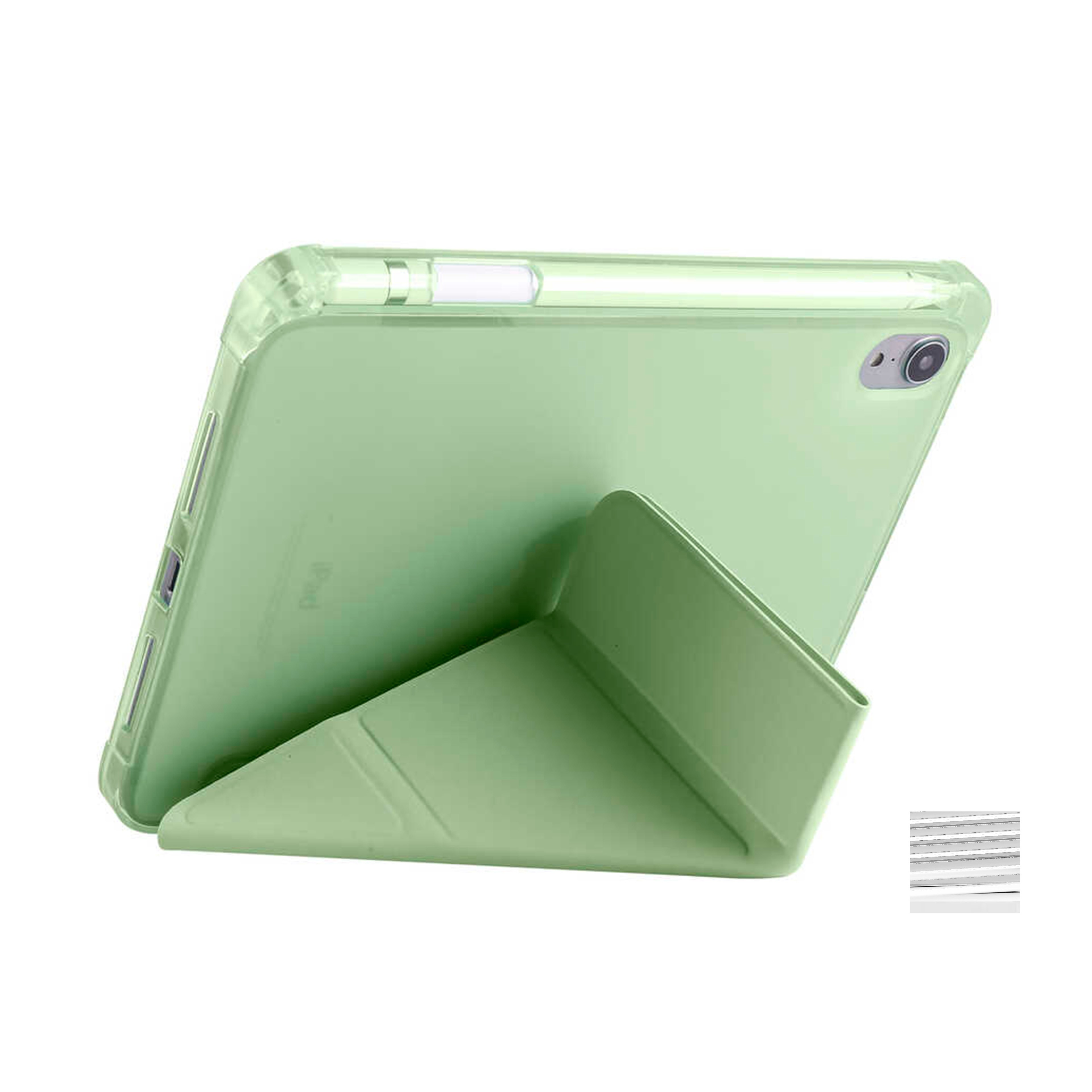 Apple iPad Mini 2021 (6.Nesil)-Trigon Folding Kalemlikli Standlı Kılıf