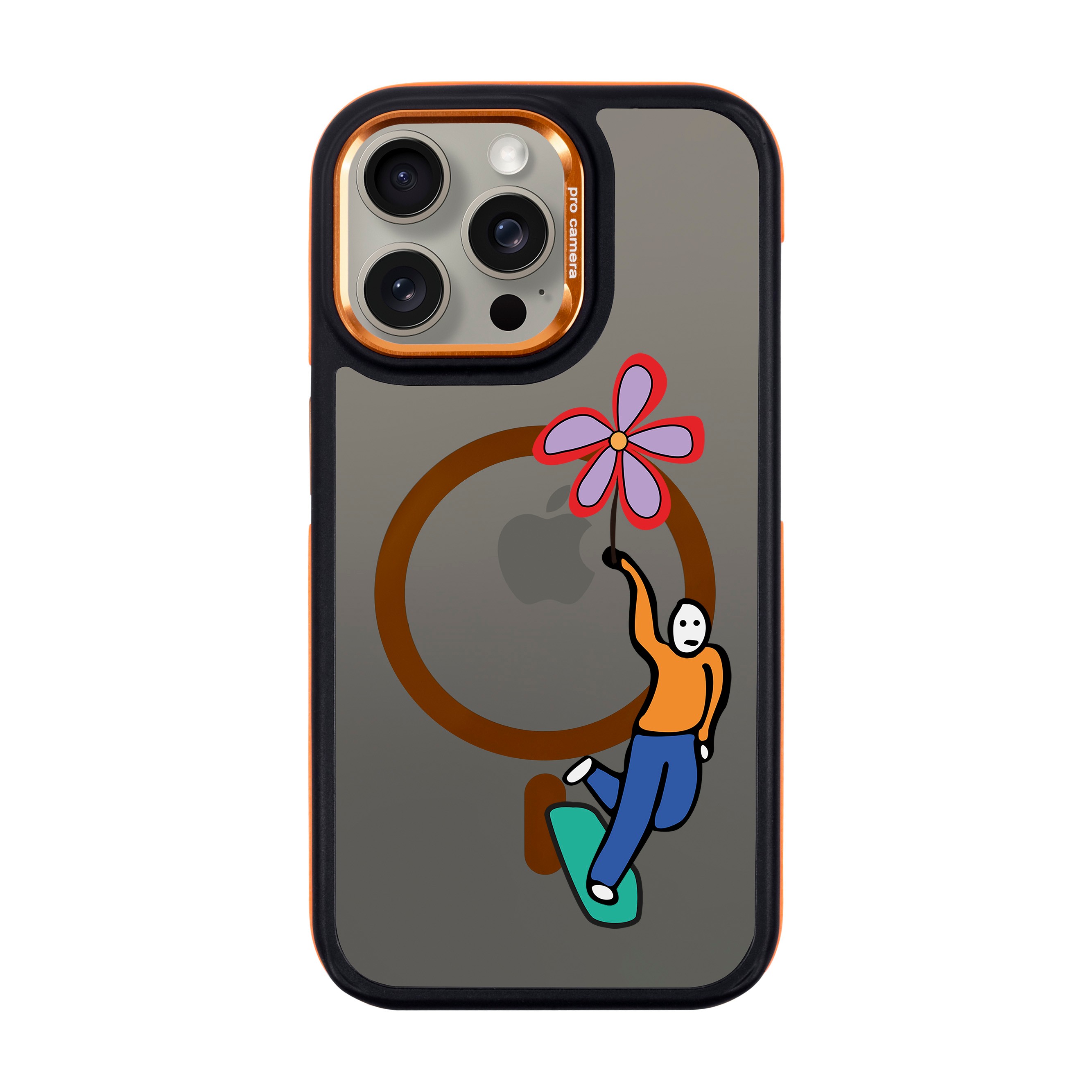 SKATEBOARDER-iPhone Dark Case with MagSafe