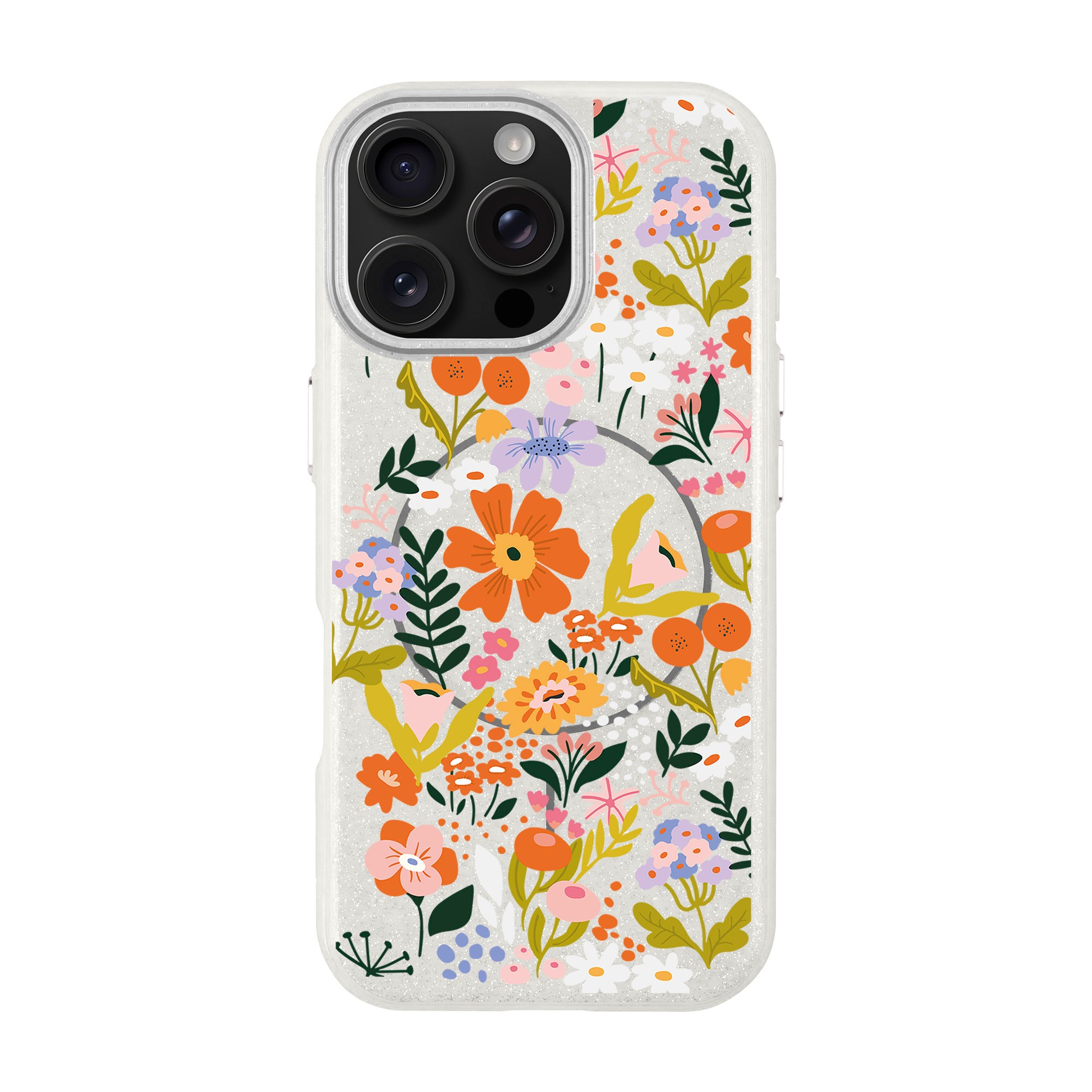 FLOWER-iPhone Radiant Kılıf MagSafe Özellikli