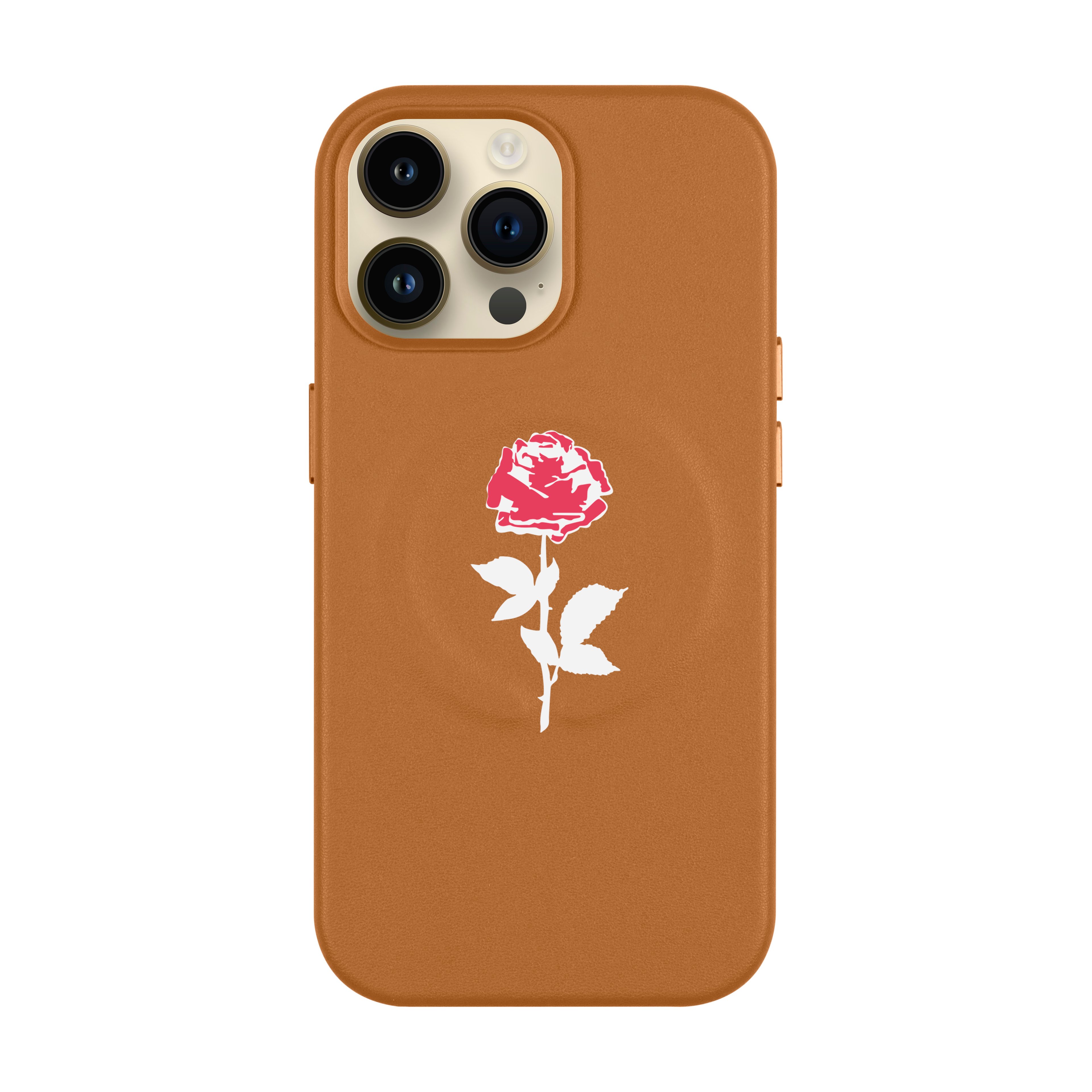 Naturel Rose - iPhone Leather Case with MagSafe