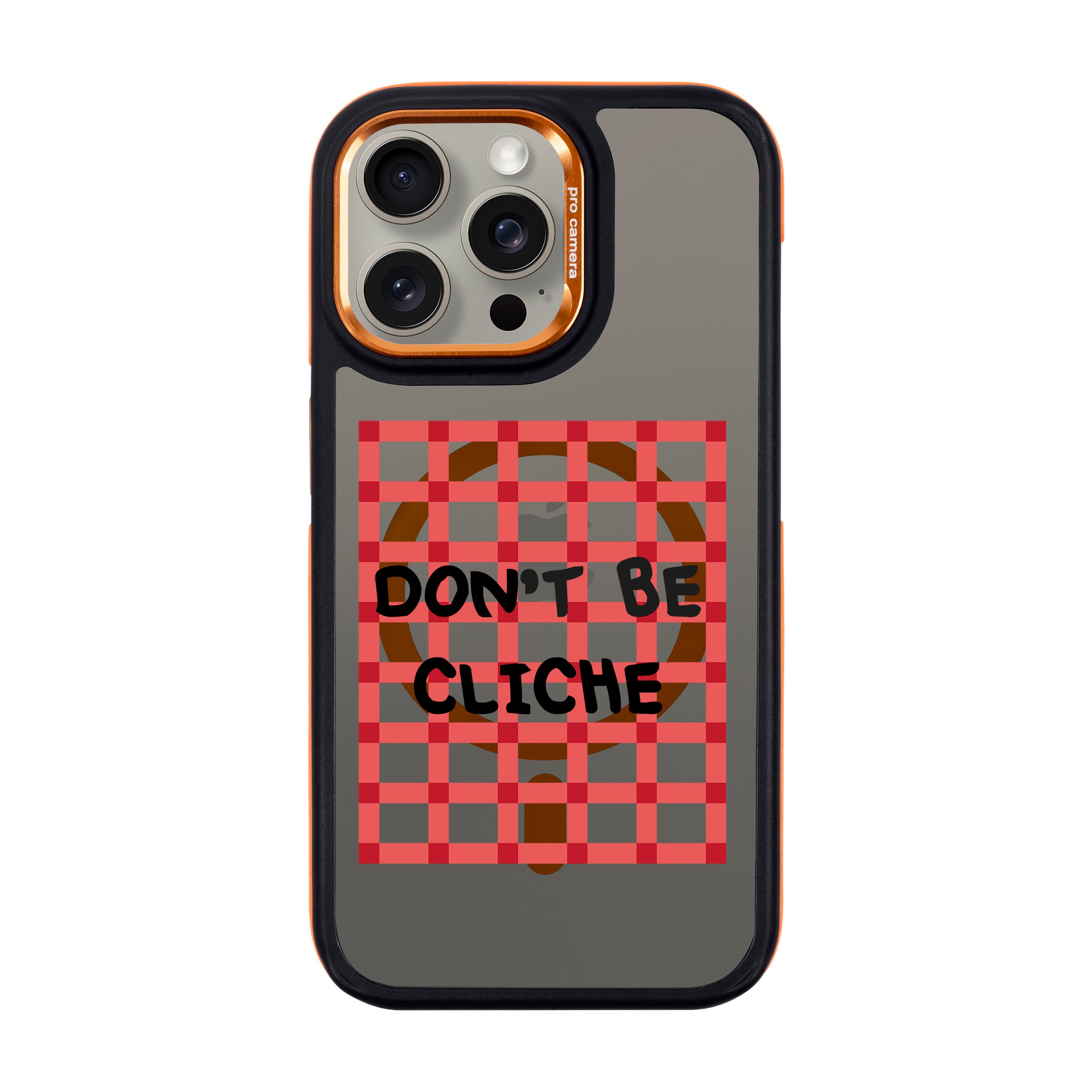 DON'T BE CLICHE-iPhone Dark Case with MagSafe