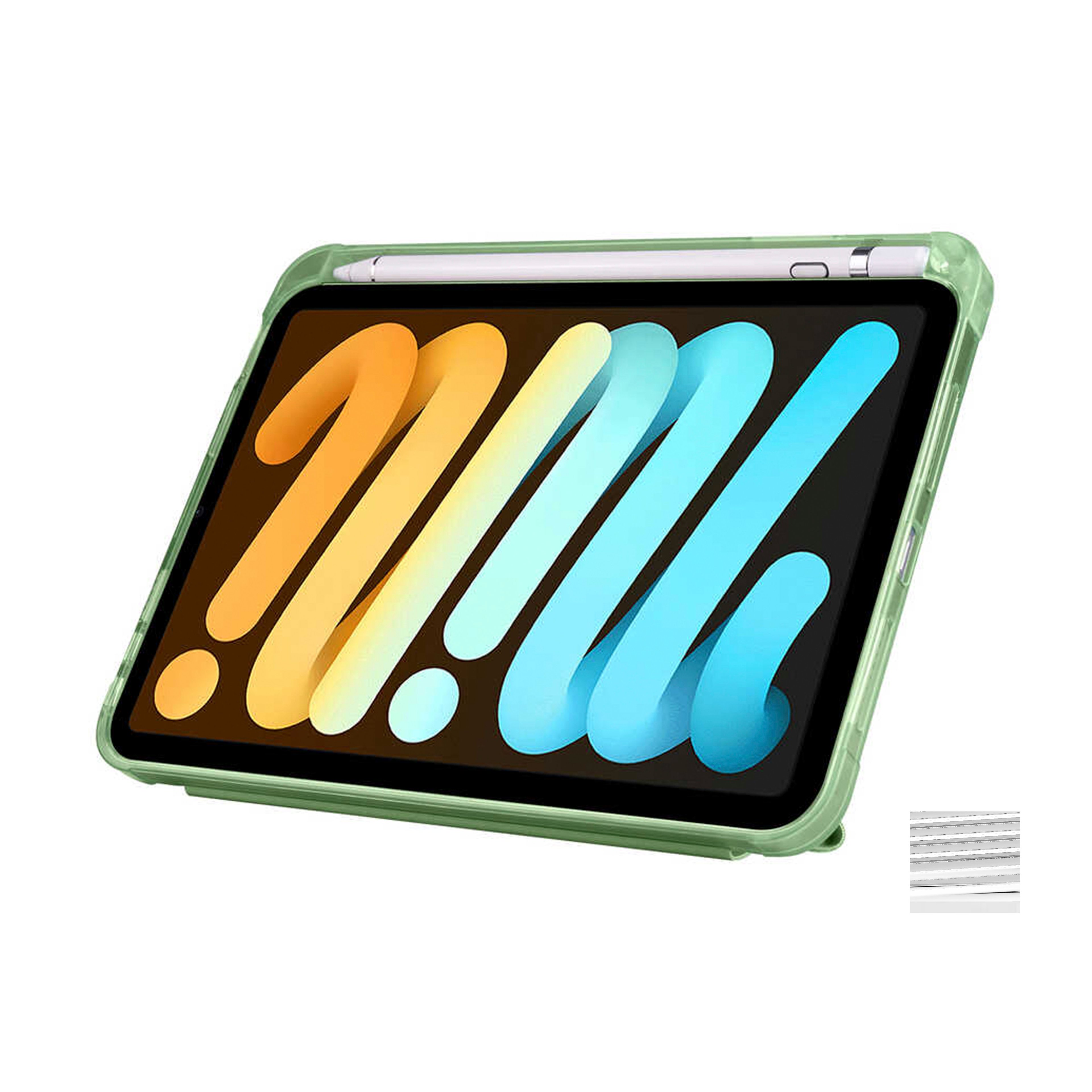 Apple iPad Mini 2021 (6.Nesil)-Trigon Folding Kalemlikli Standlı Kılıf