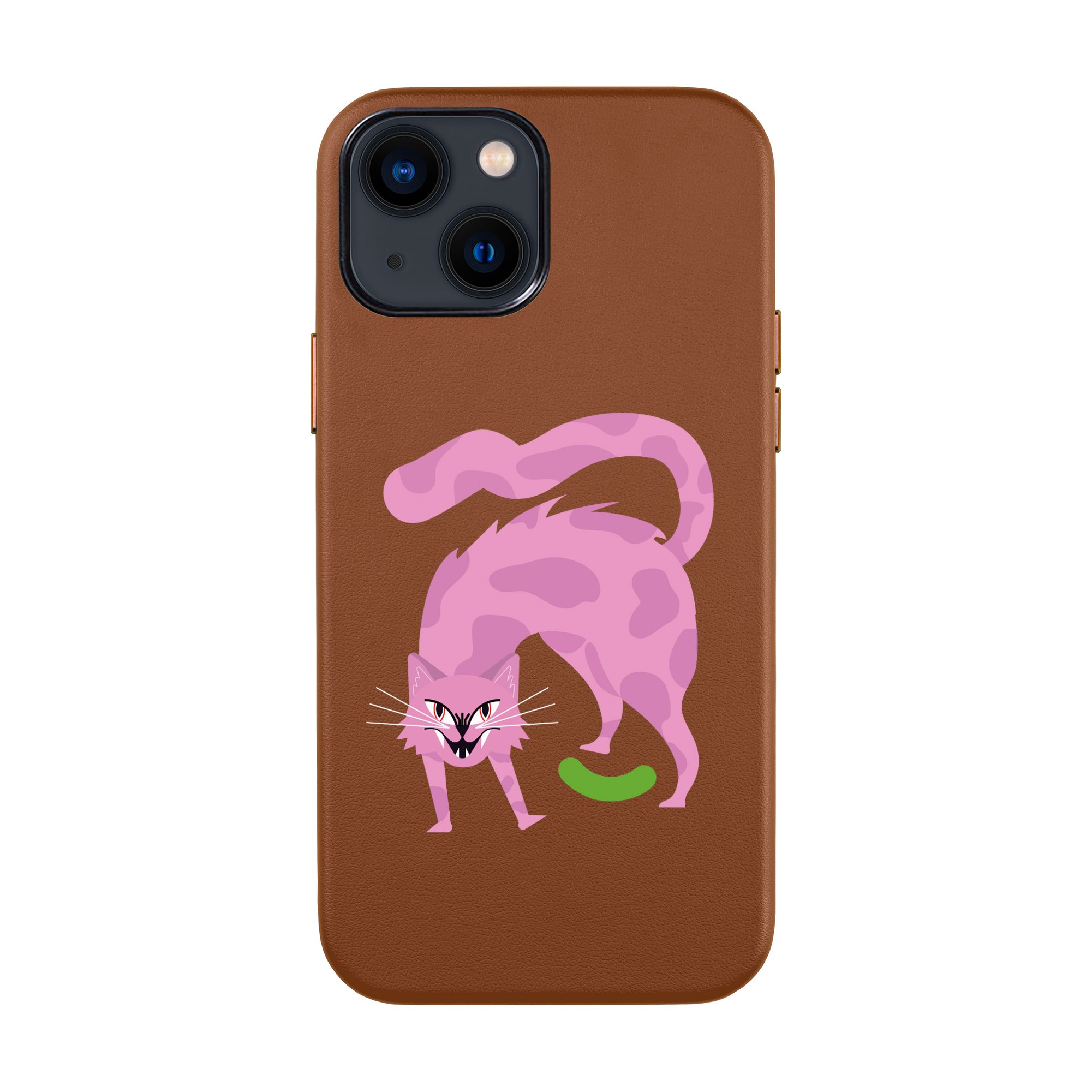 GRUMBLEPAWS-iPhone Leather Kılıf