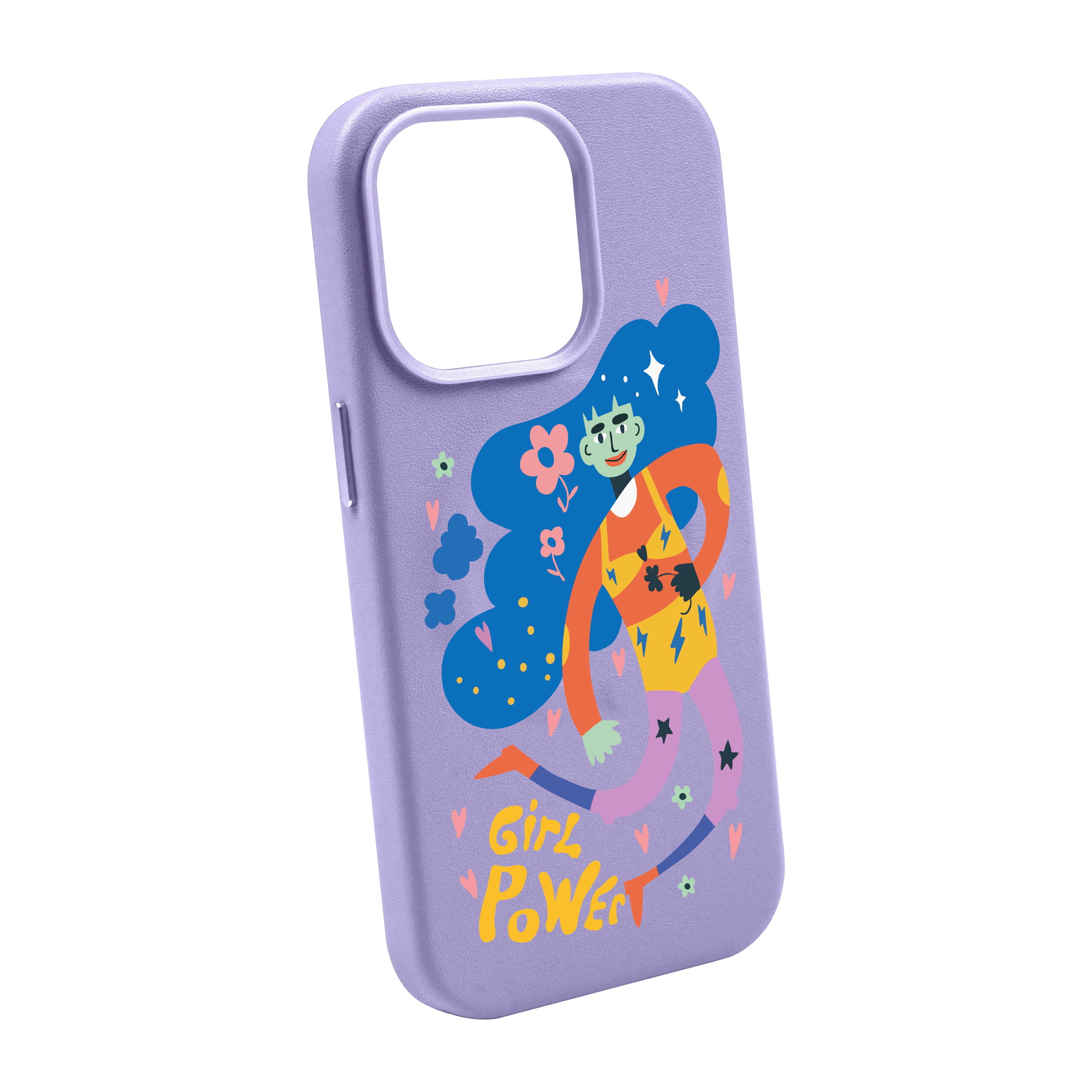 Girl Power - iPhone Leather Case with MagSafe