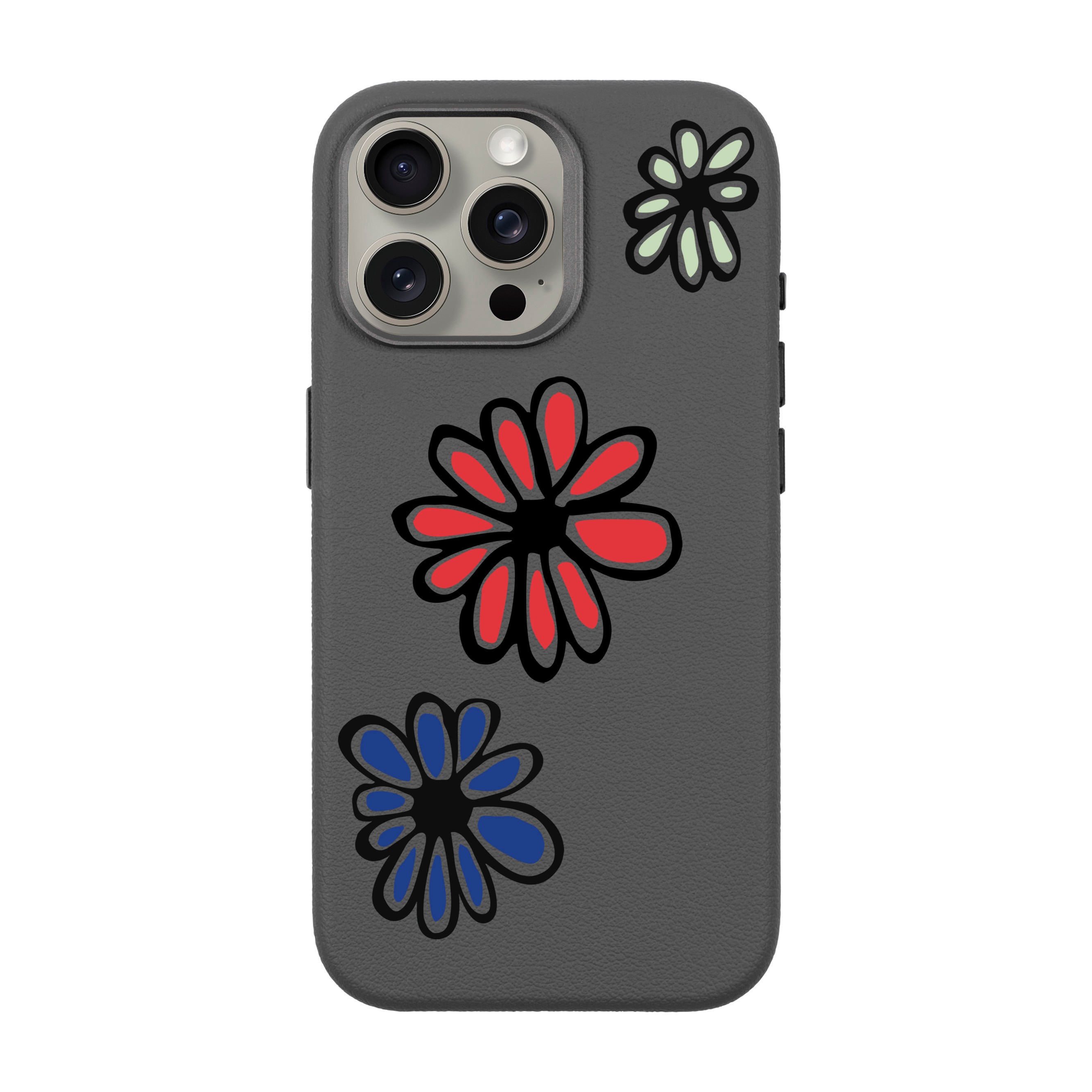 FLORIST-iPhone Leather 15 Premium Kılıf MagSafe Özellikli