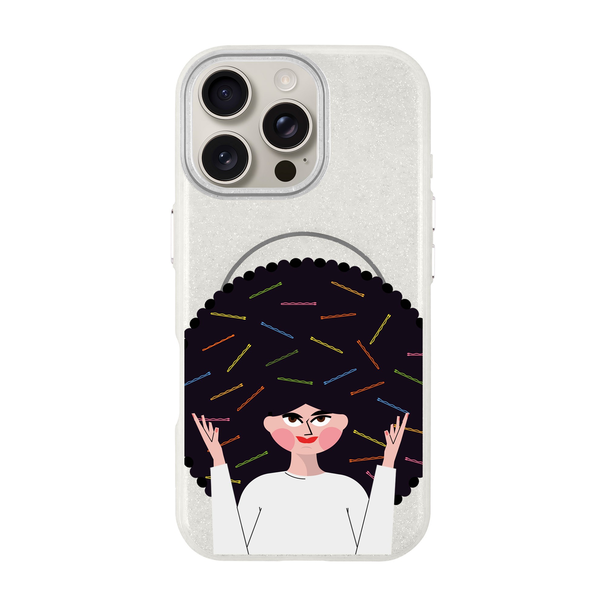 TANGLES OF HAPPINESS-iPhone Radiant Kılıf MagSafe Özellikli