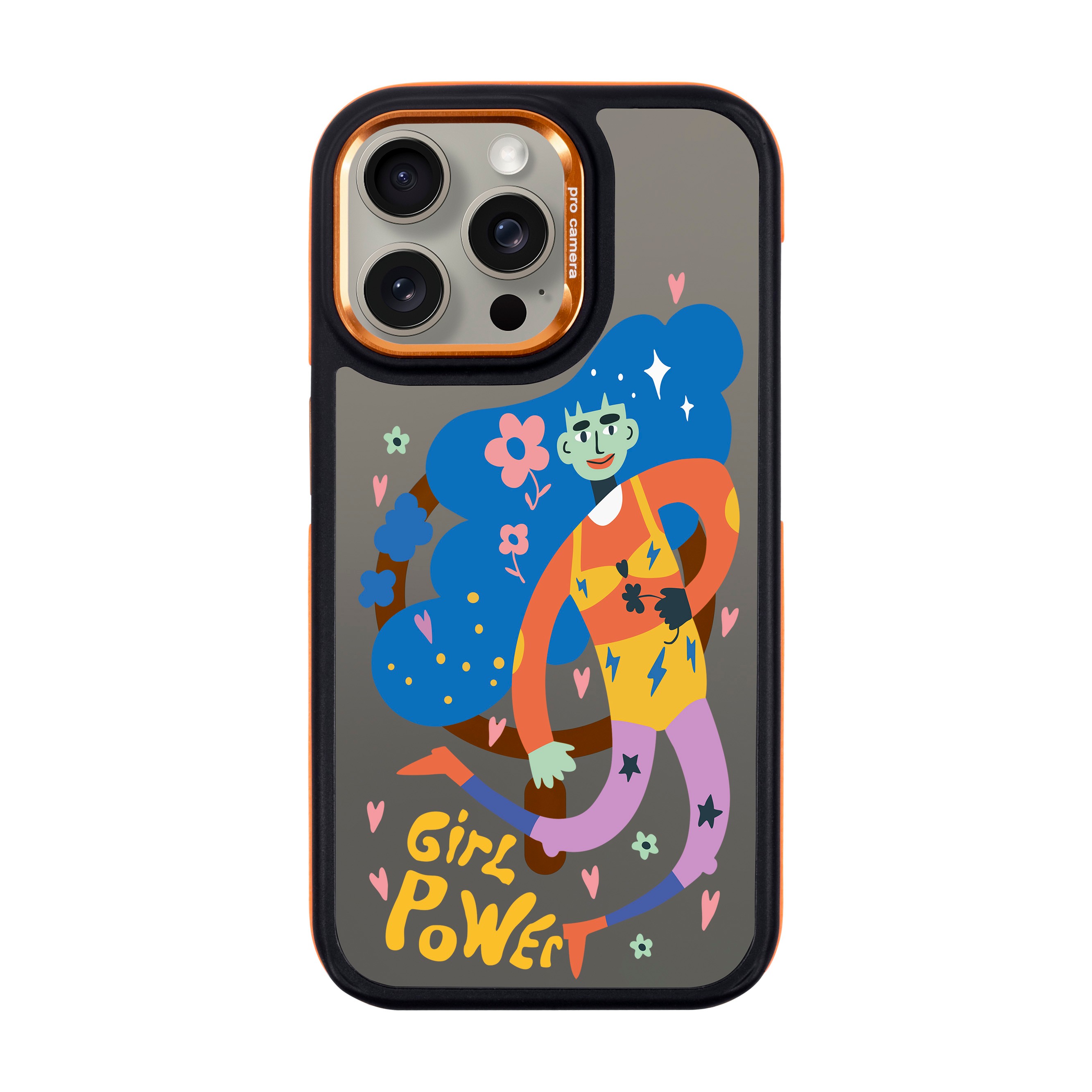 GIRL POWER-iPhone Dark Case with MagSafe