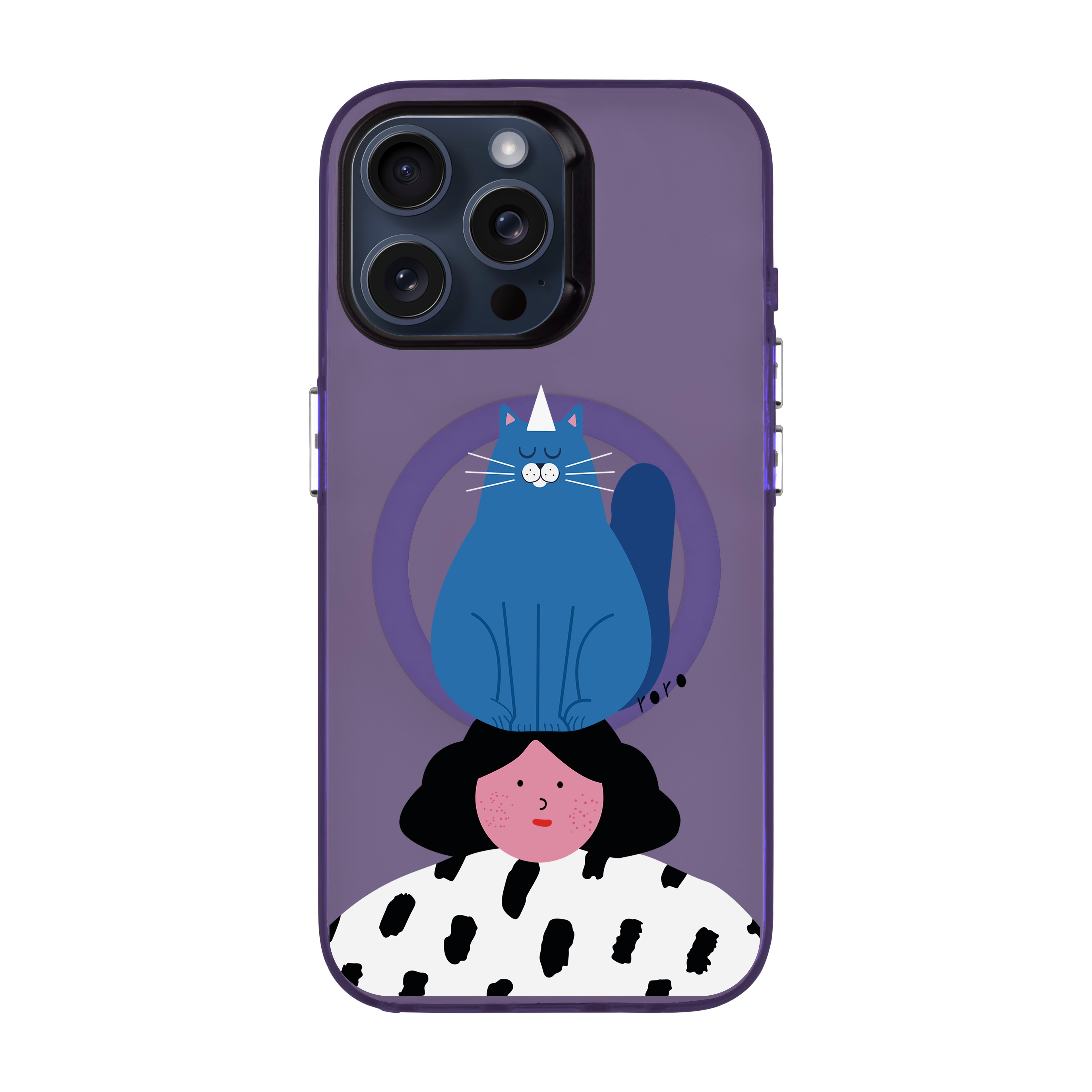 Naughty Cat - iPhone Hold Case with MagSafe