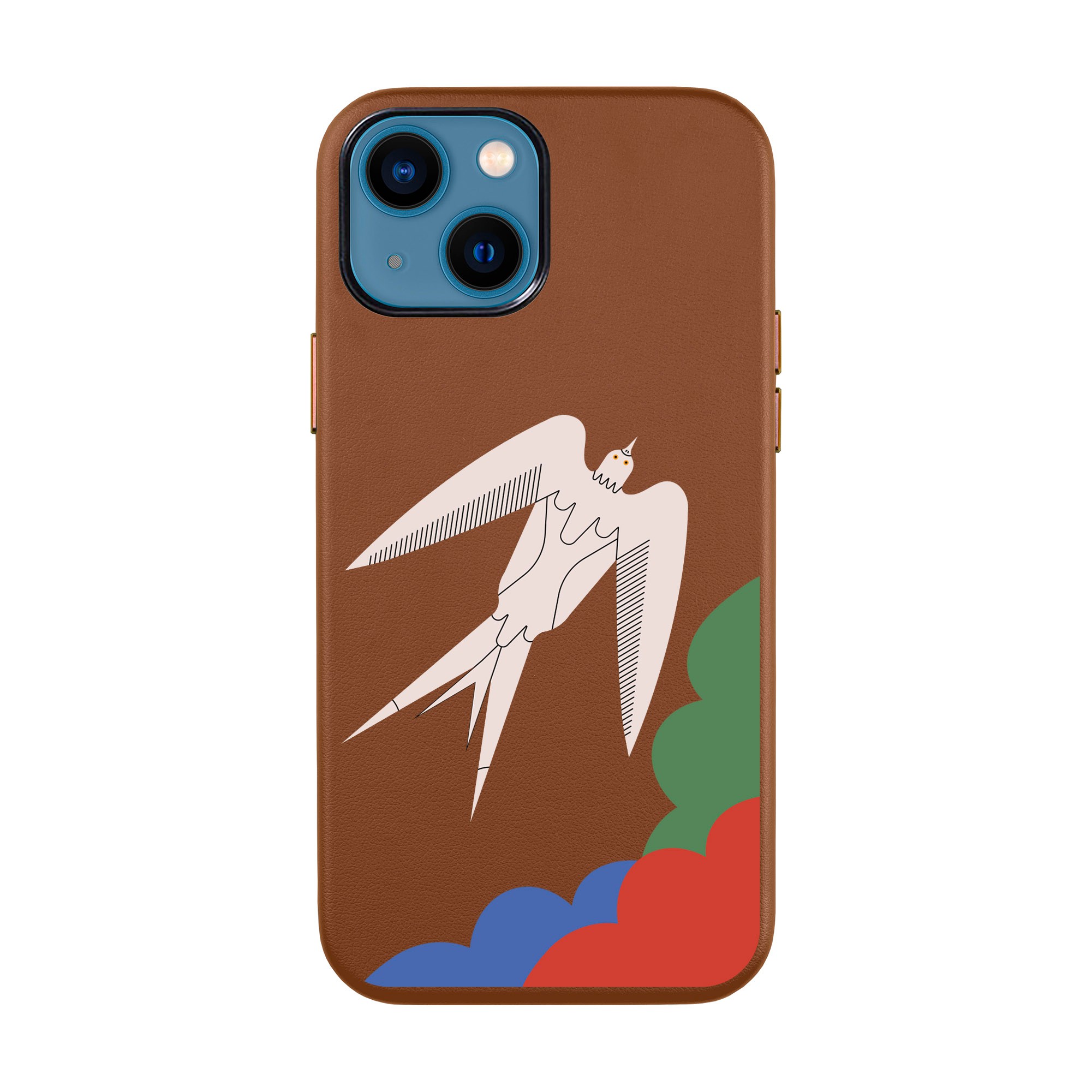 L’OISEAU LIBRE-iPhone Leather Kılıf