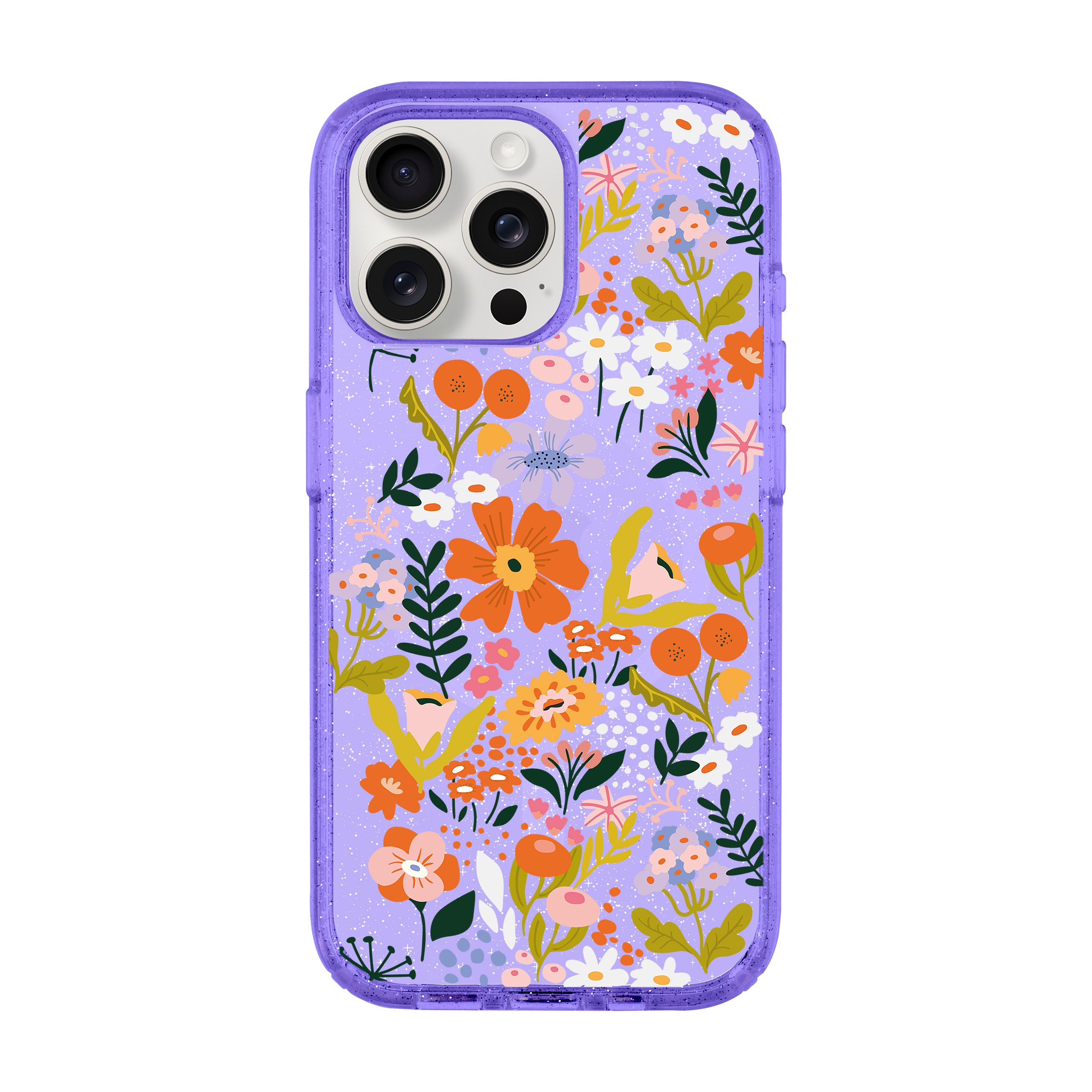 FLOWER-iPhone Shiny Case with MagSafe