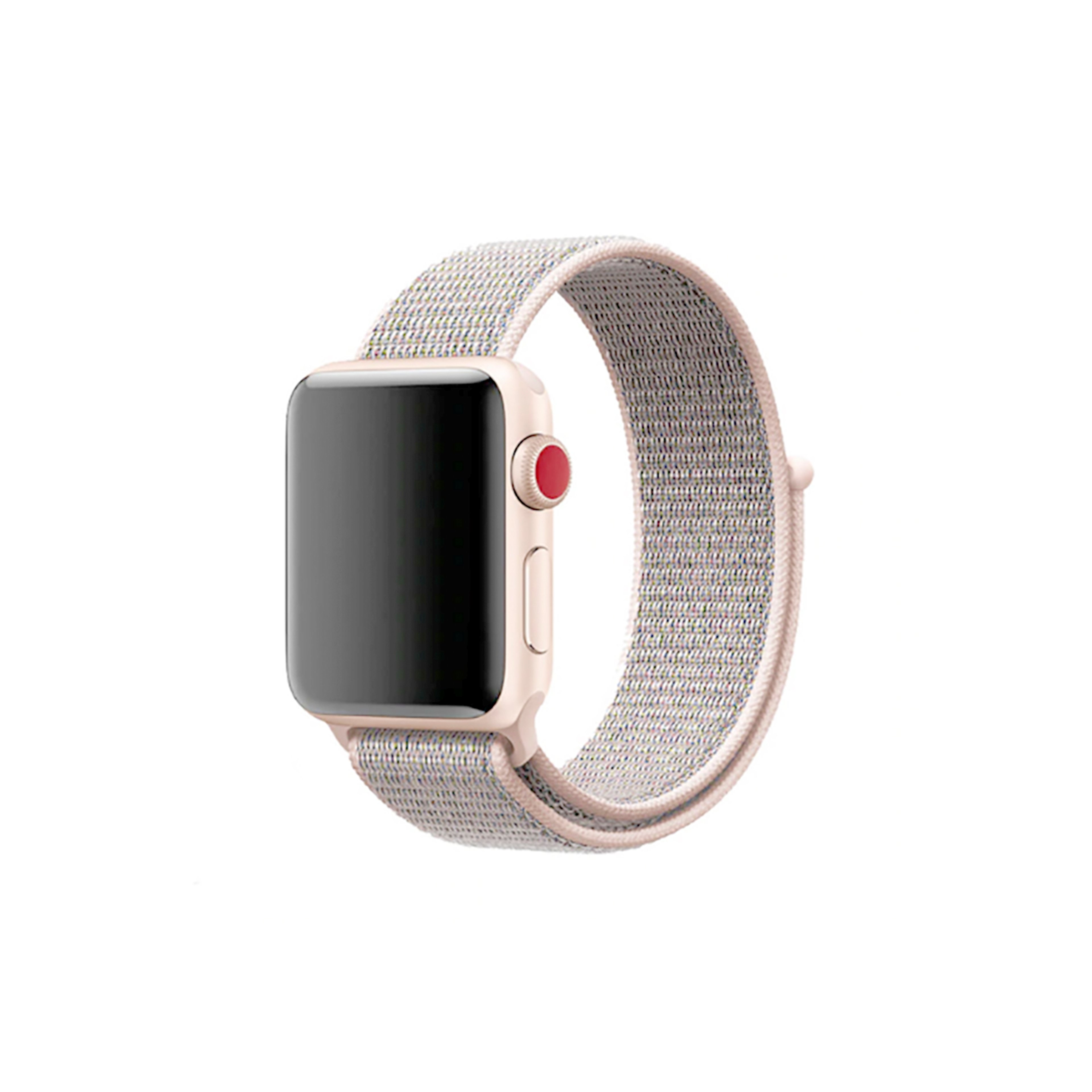 Apple Watch Velcro Kordon-Pink Sand