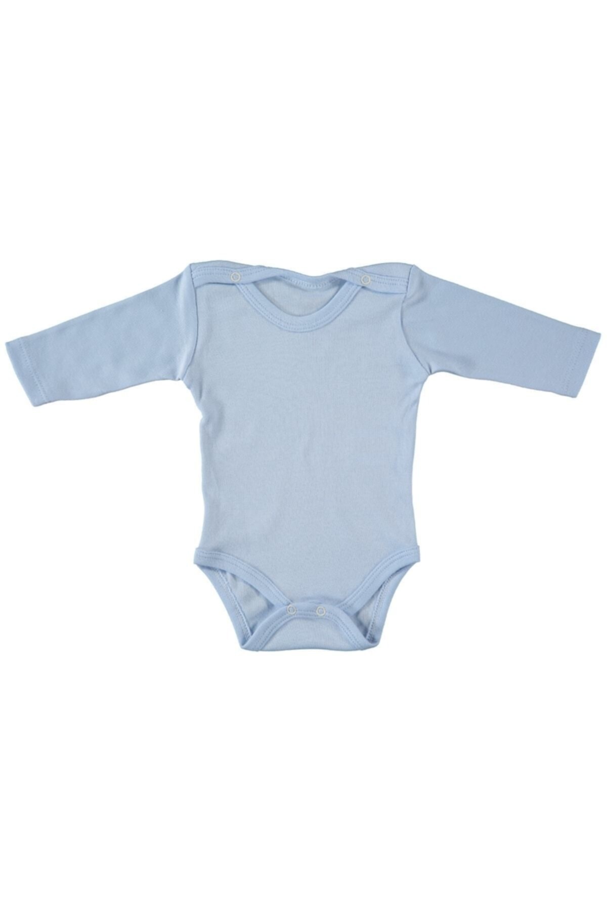 2 Adet Uzun Kollu Erkek Bebek Body Set – Gri