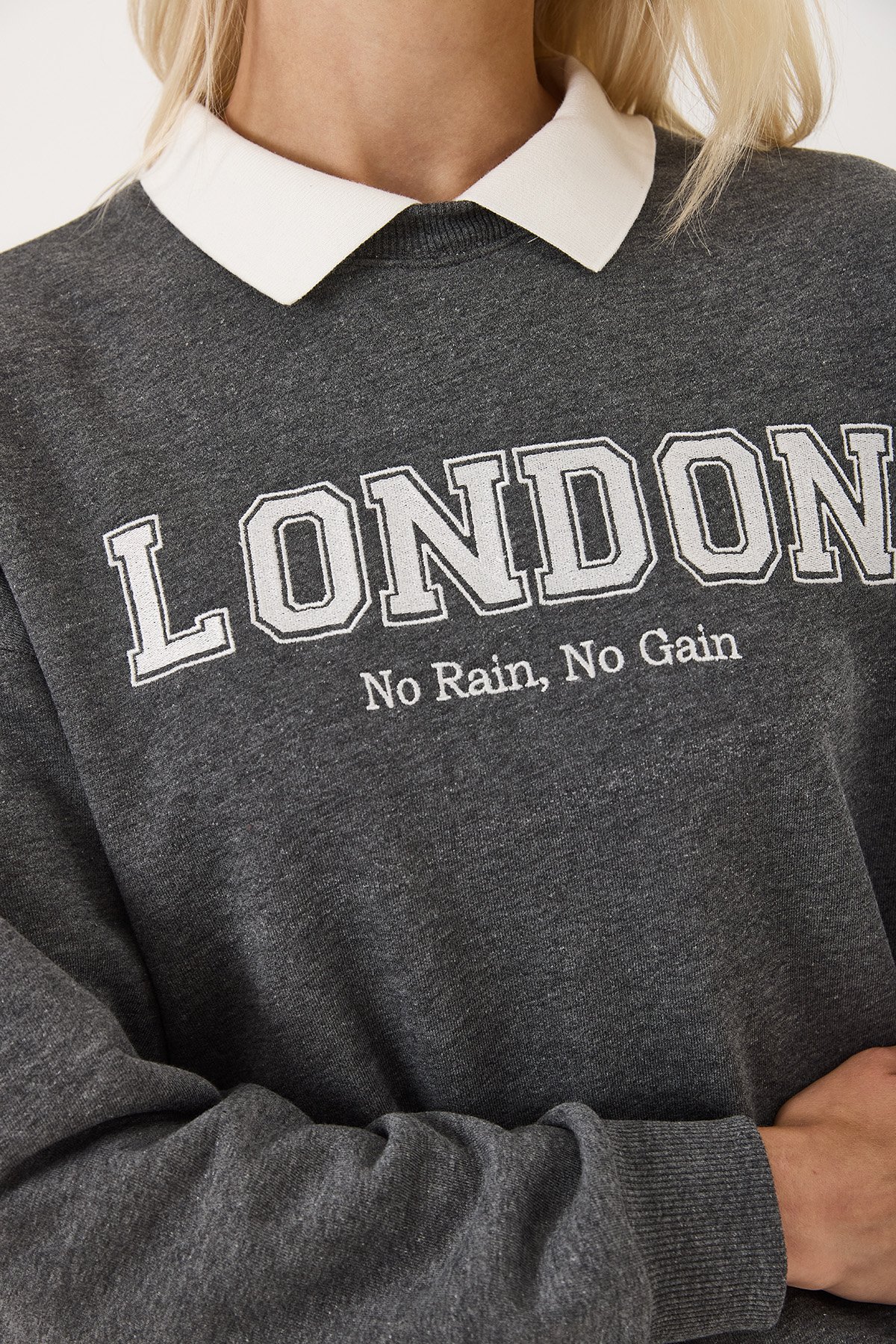 London Polo Yaka Sweatshirt | VAYU