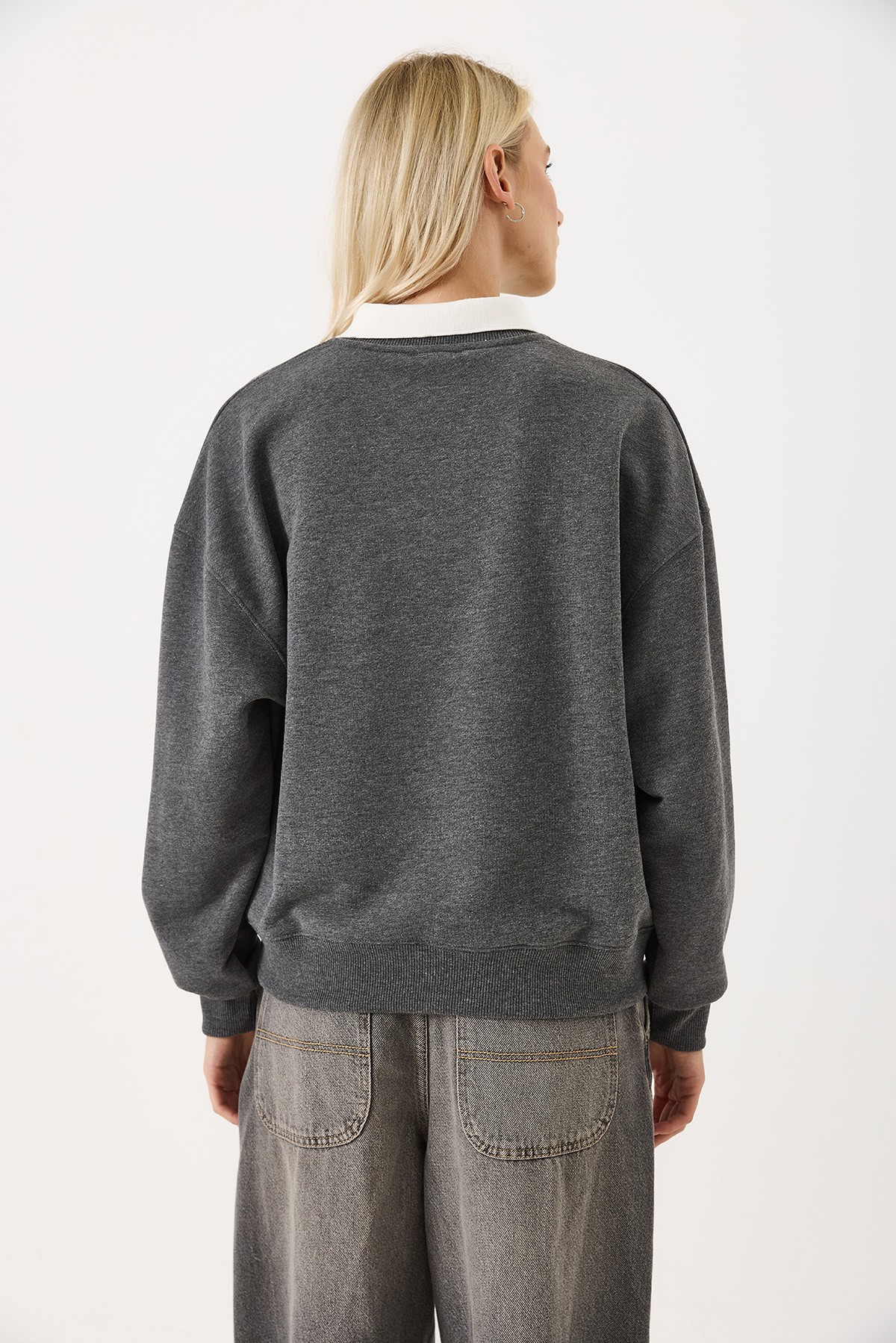 London Polo Yaka Sweatshirt | VAYU