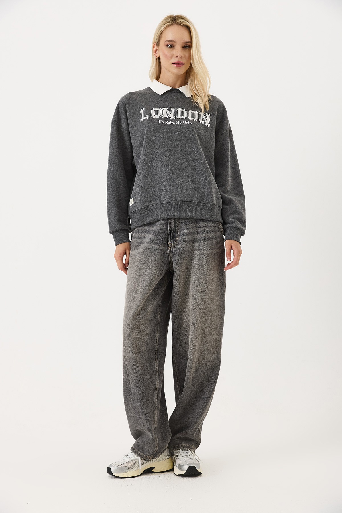 London Polo Yaka Sweatshirt | VAYU