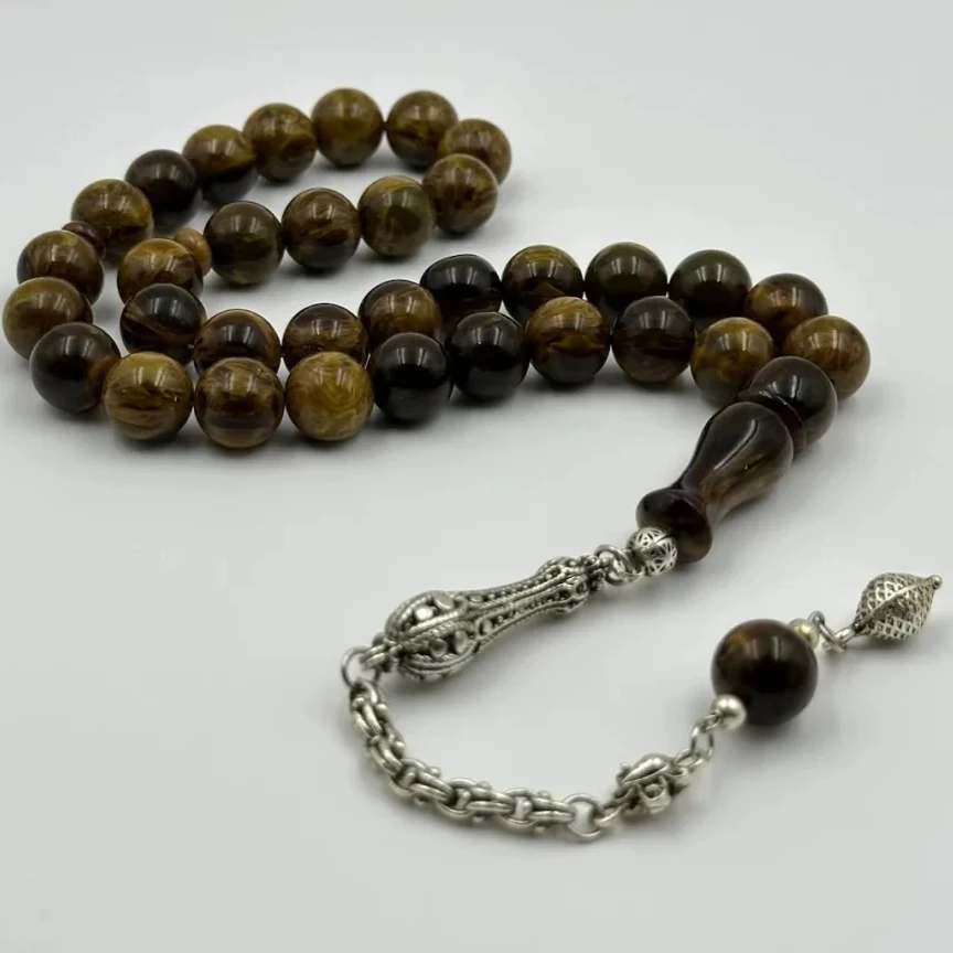 Çekoslavak Çubuk Katalin Usta Yapımı Koleksiyonluk Tespih