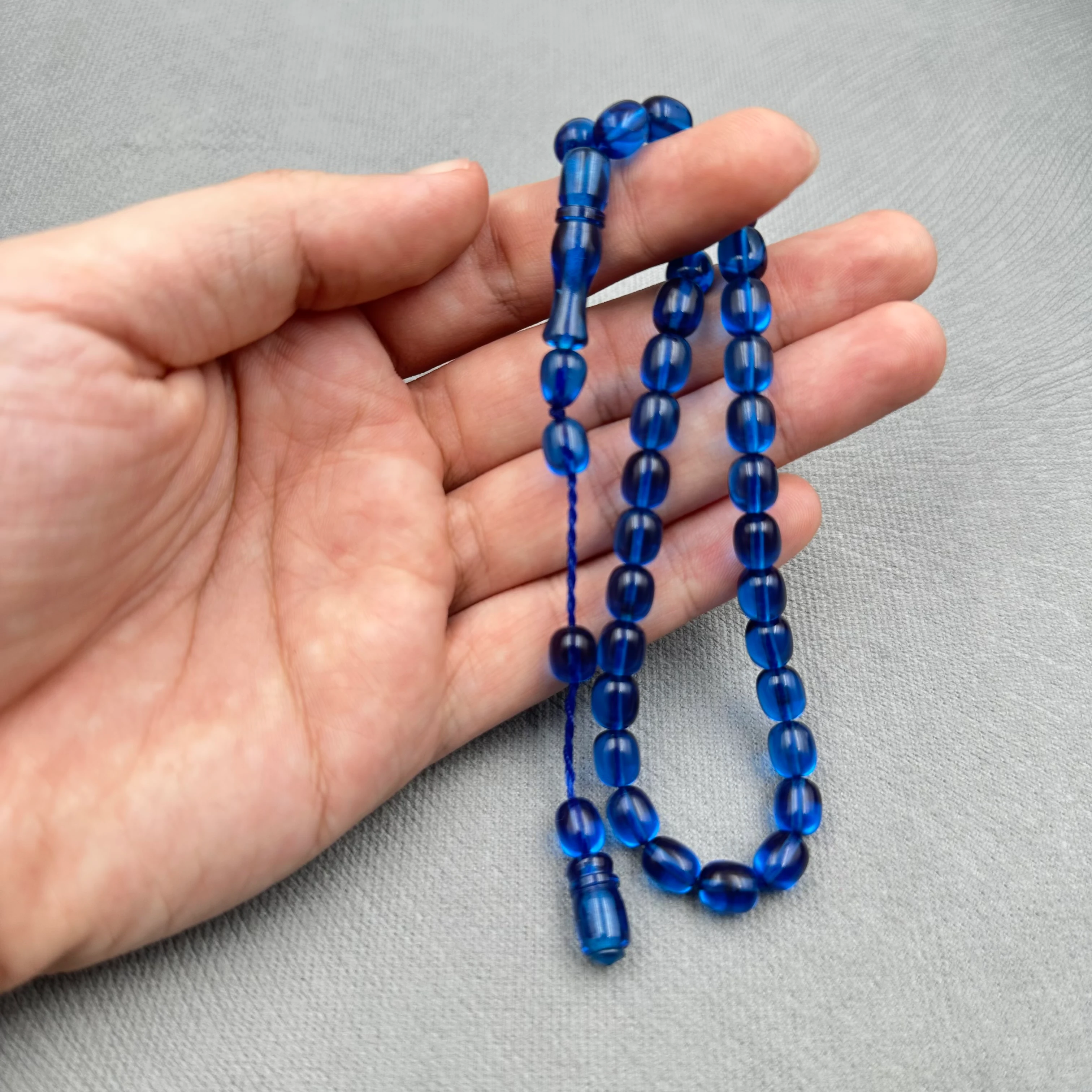 Şükrü Baba Usta İşi İmzalı Bilek Boy Kanayan Bağa Tespih