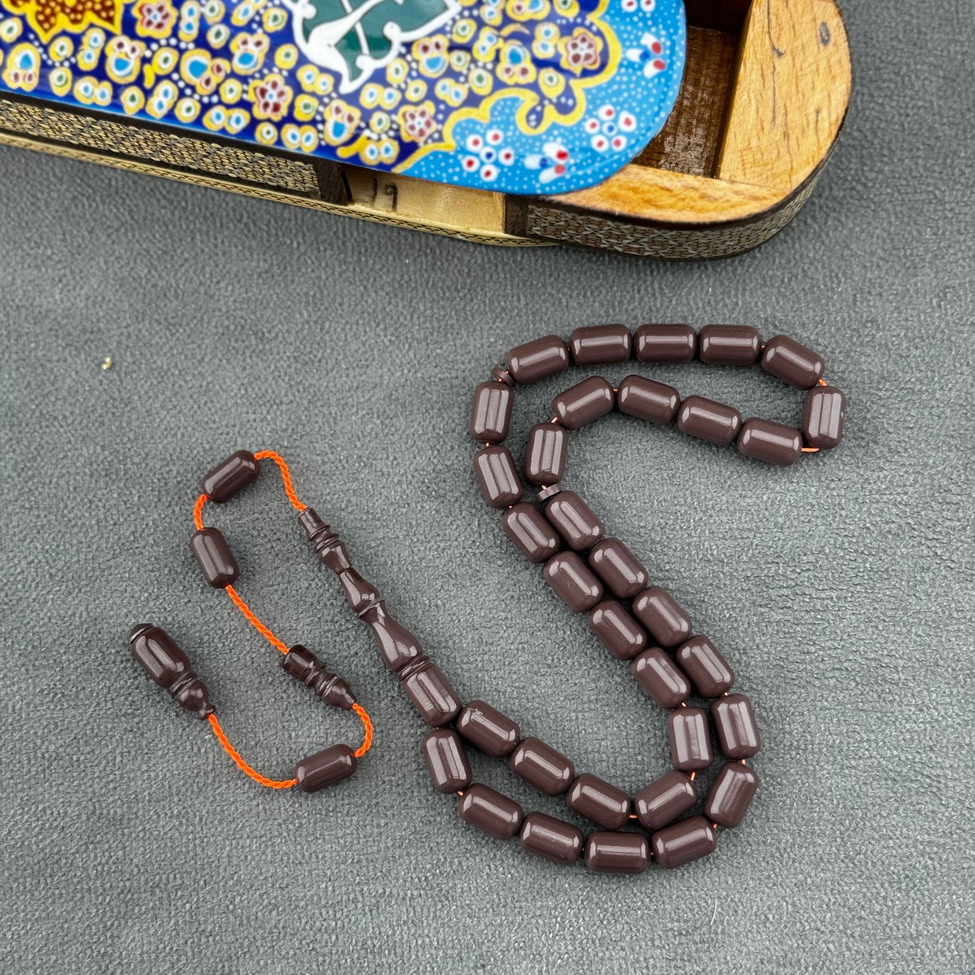 Kahverengi Eski Katalin Tespih