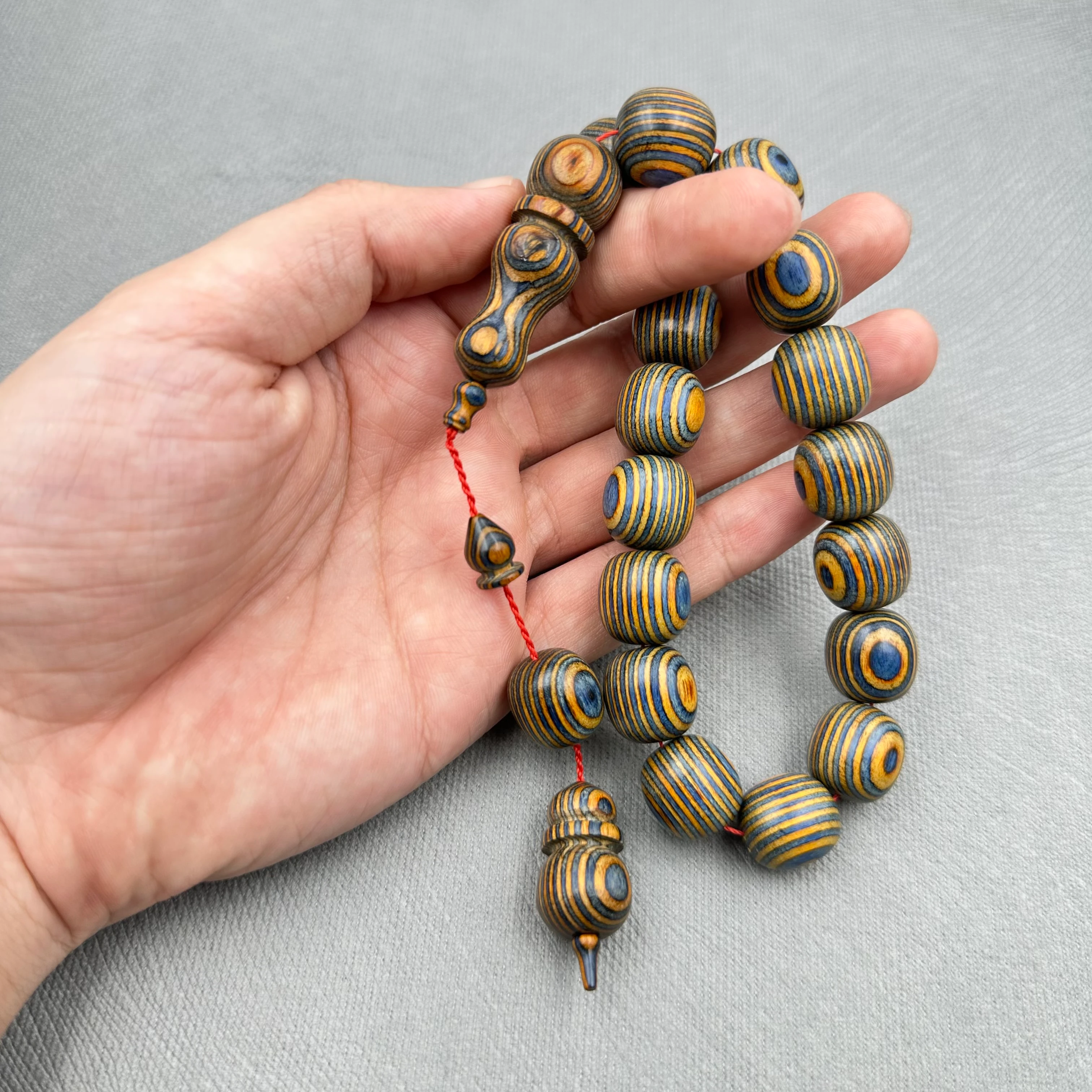 Salih Şirin Usta İşçilikli Kafur Ağacı Efe Maskot Tespih