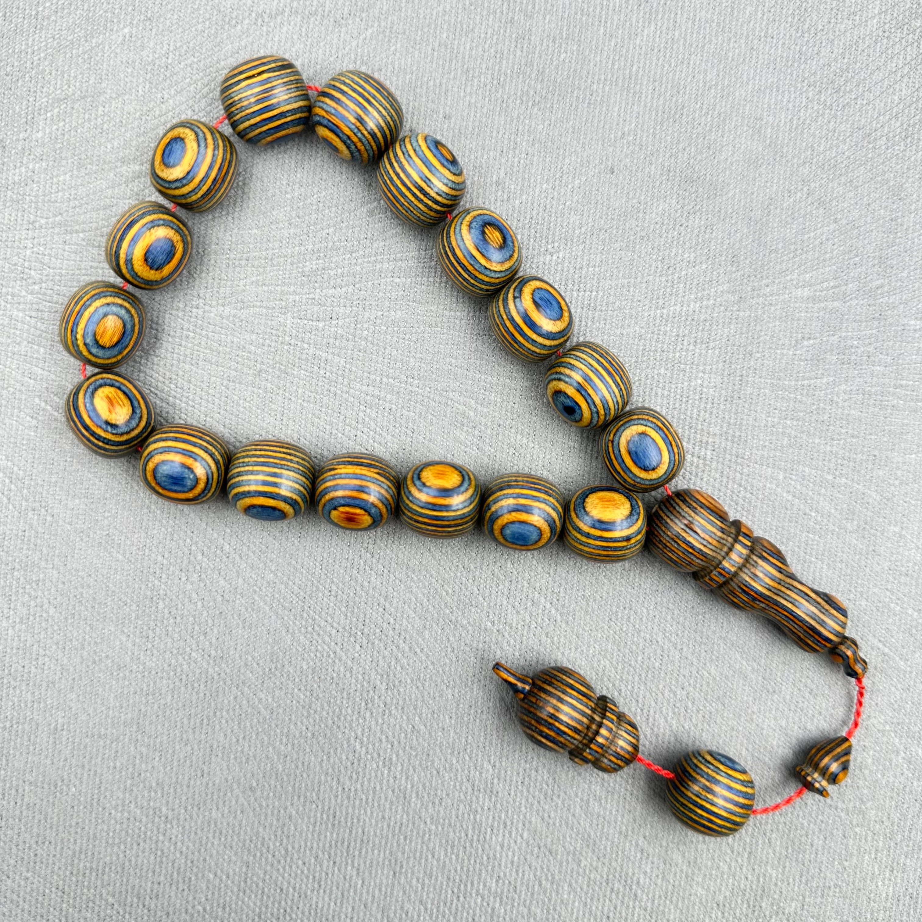 Salih Şirin Usta İşçilikli Kafur Ağacı Efe Maskot Tespih