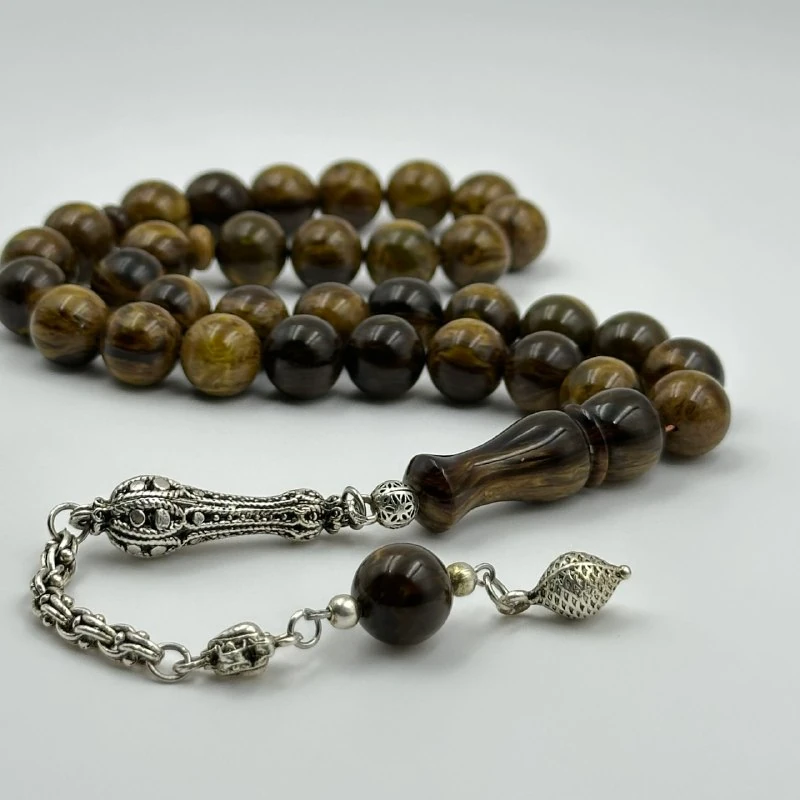 Çekoslavak Çubuk Katalin Usta Yapımı Koleksiyonluk Tespih