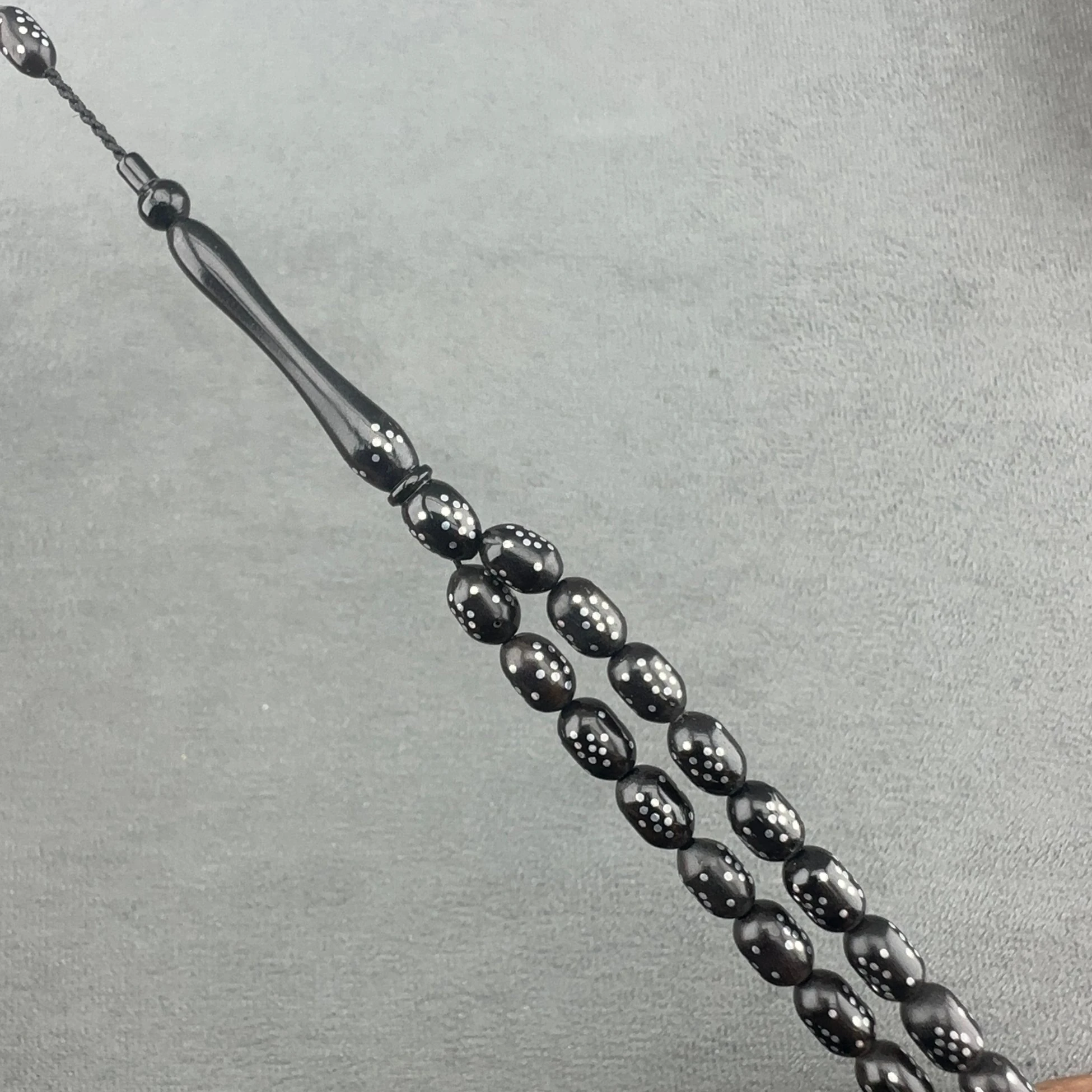 Özel Gümüş İşlemeli Kuka Tespih