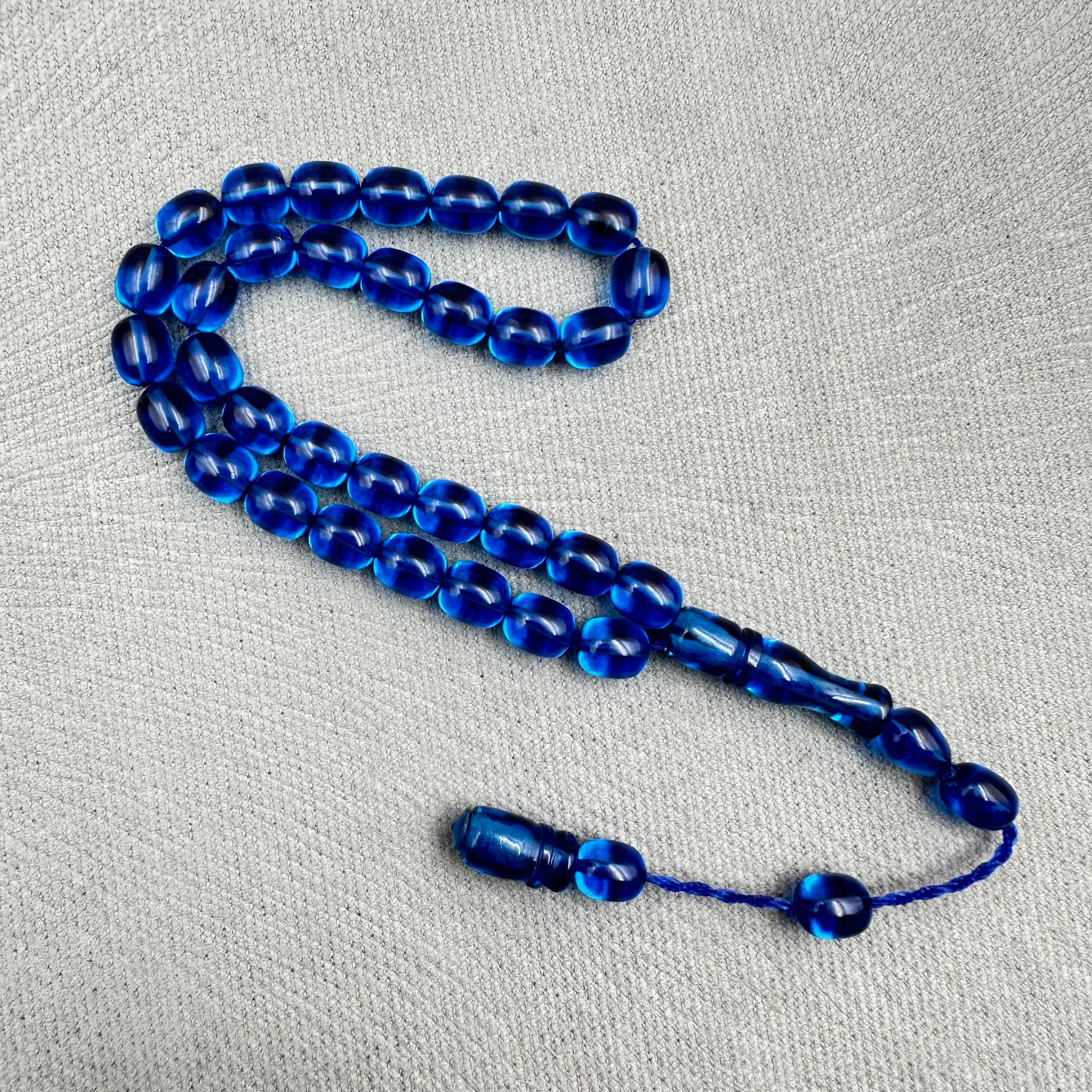 Şükrü Baba Usta İşi İmzalı Bilek Boy Kanayan Bağa Tespih