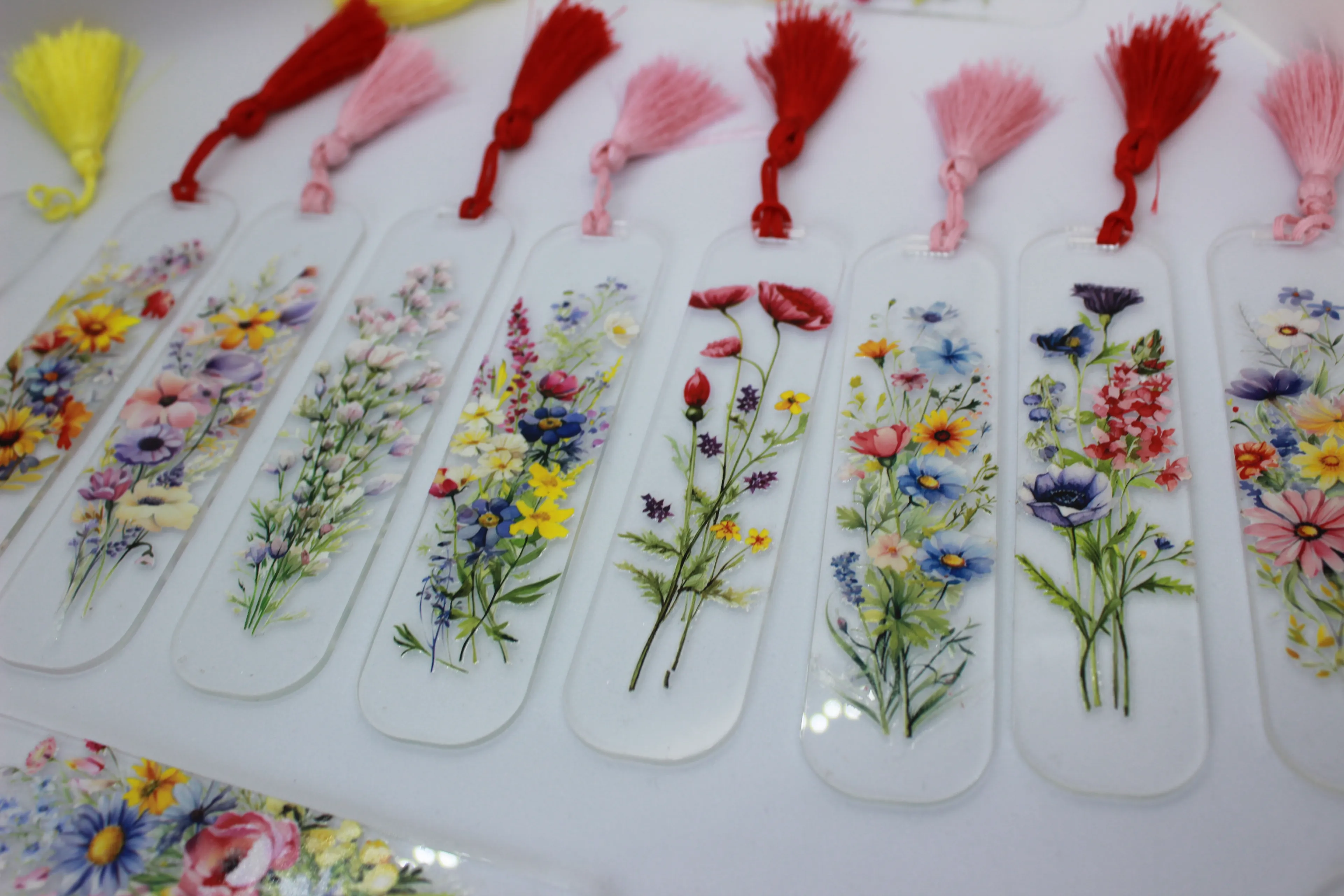 Desenli Pleksi Kitap Ayracı