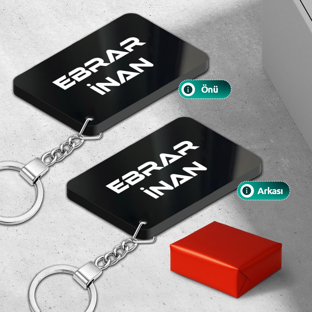 Kişiye Özel İsimli Anahtarlık