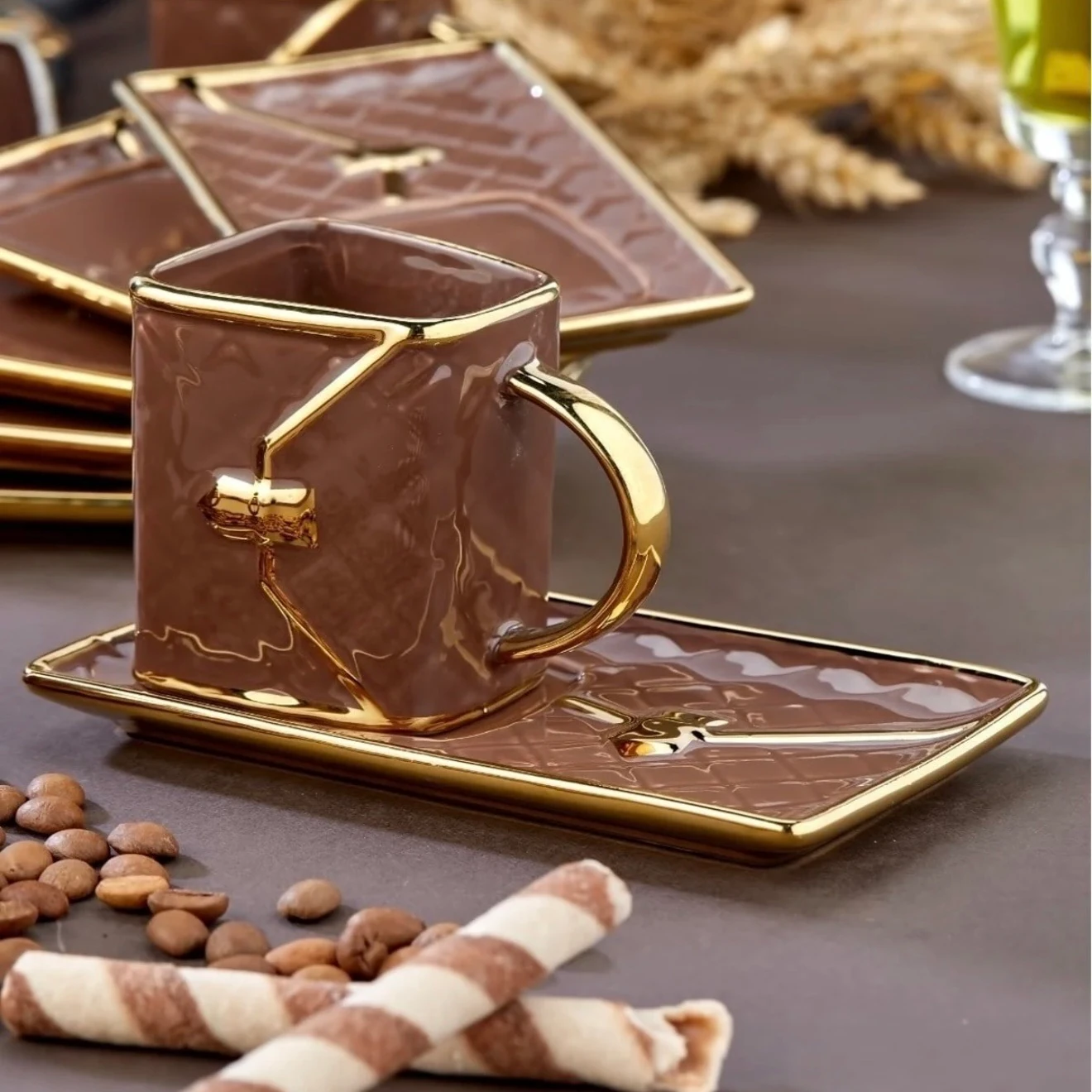 Kahve Çanta Fincan Takımı