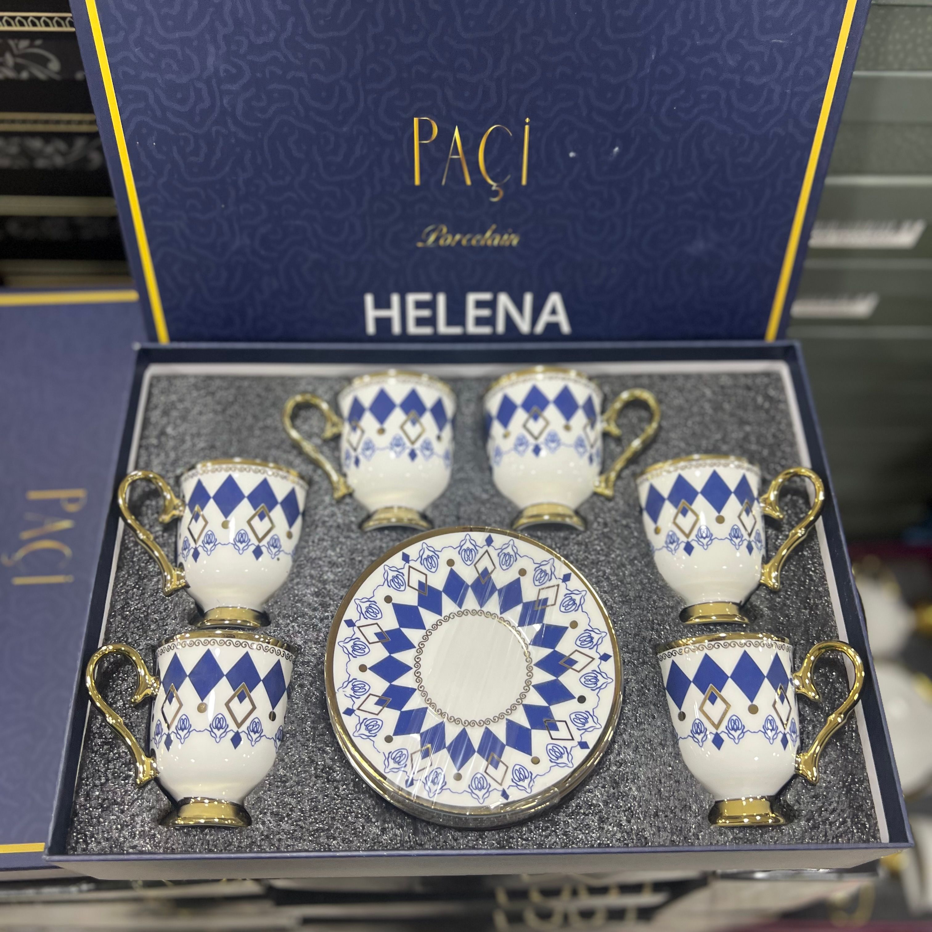 Paçi Helana Mavi Fincan Takımı