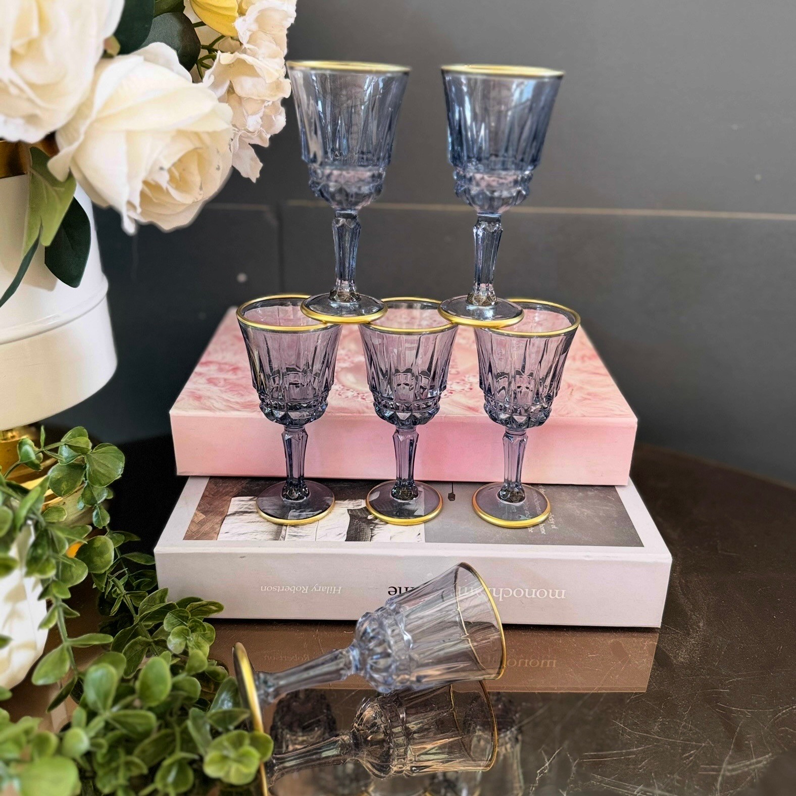 Füme Kristal Bardak Takımı