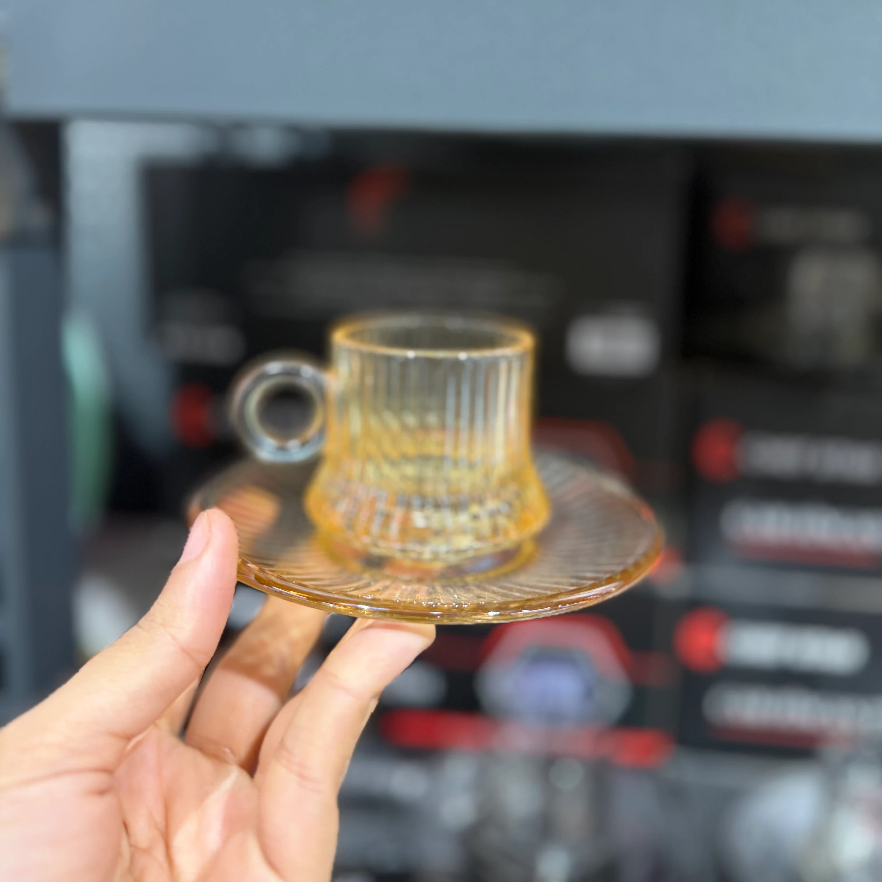 cam türk kahvesi seti