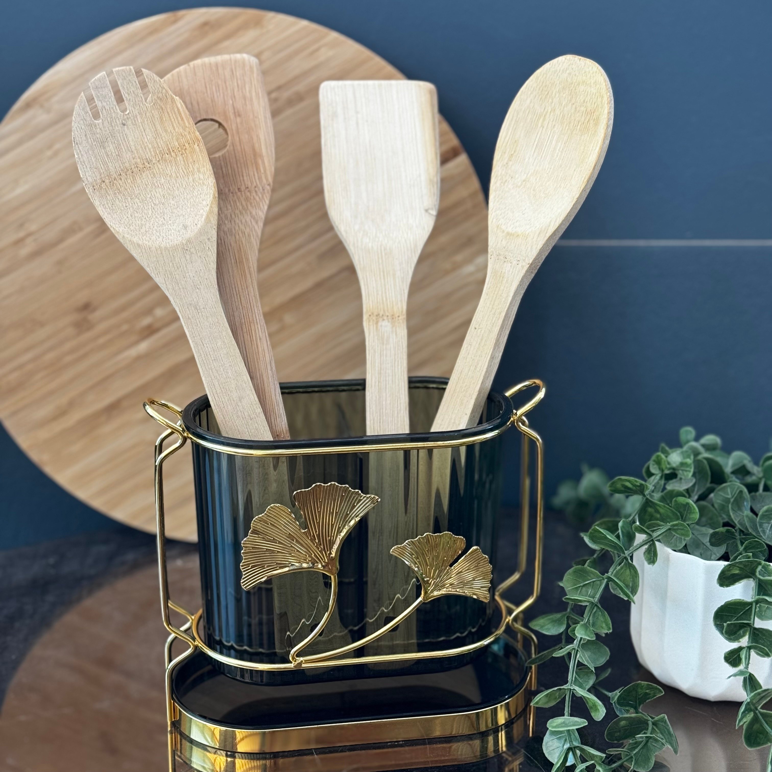 Ayaklı Gold Kaşıklık