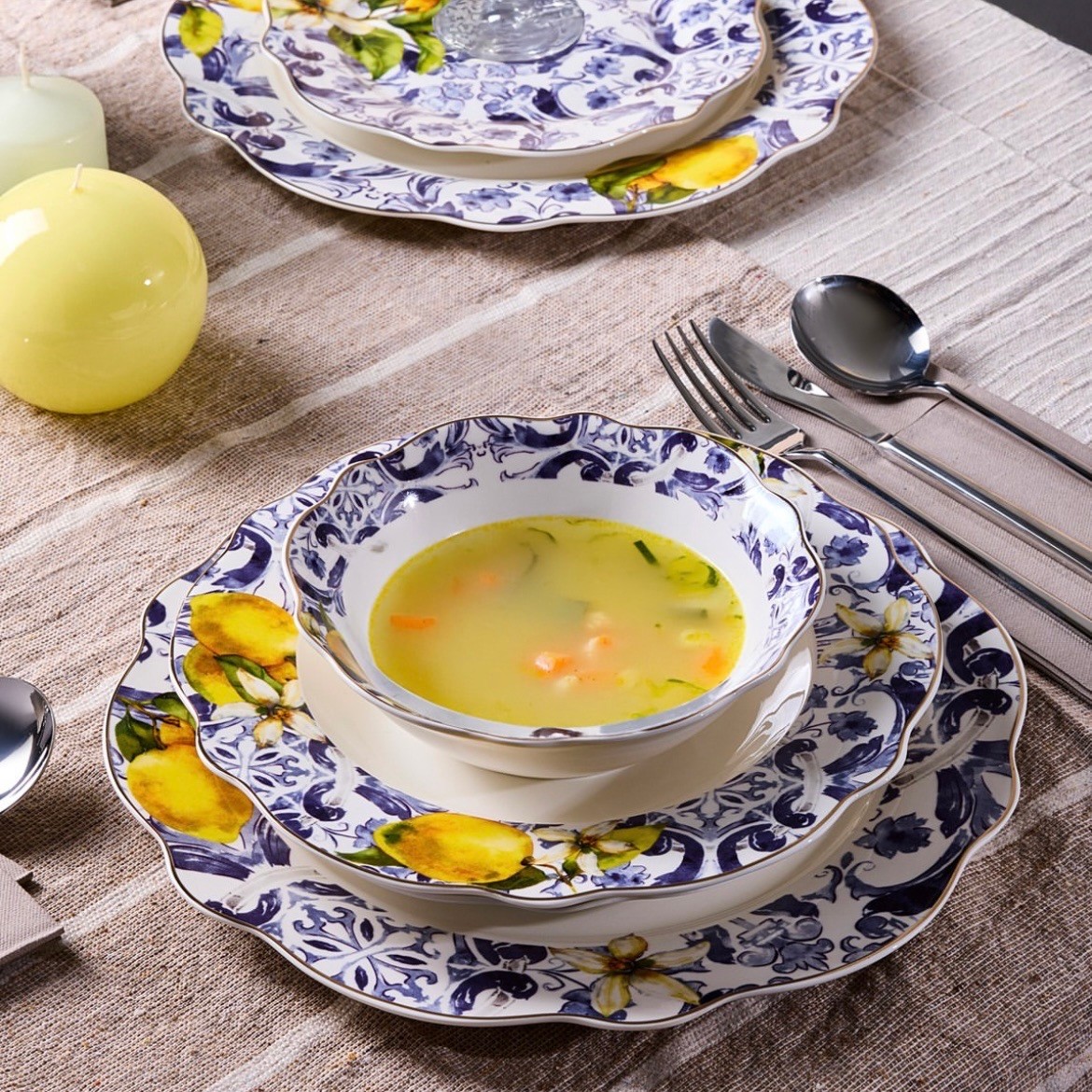 Limon Tasarım Yemek Takımı