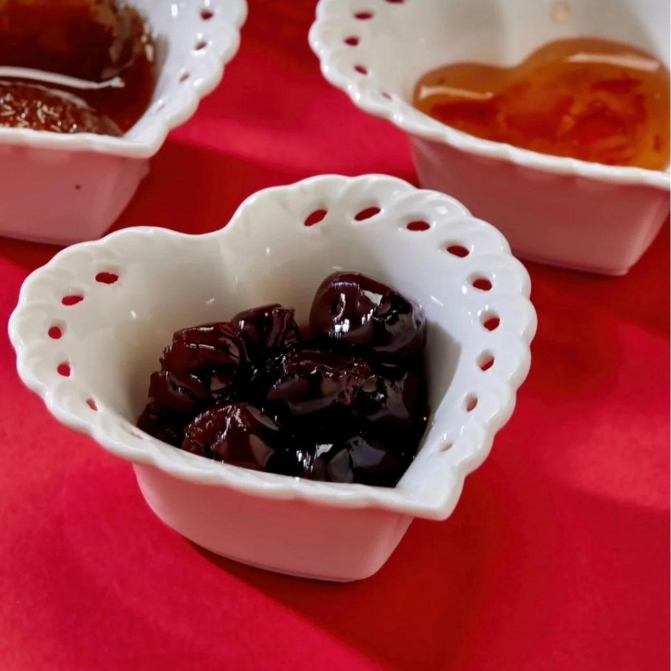 Kahvaltılık Porselen Kalp