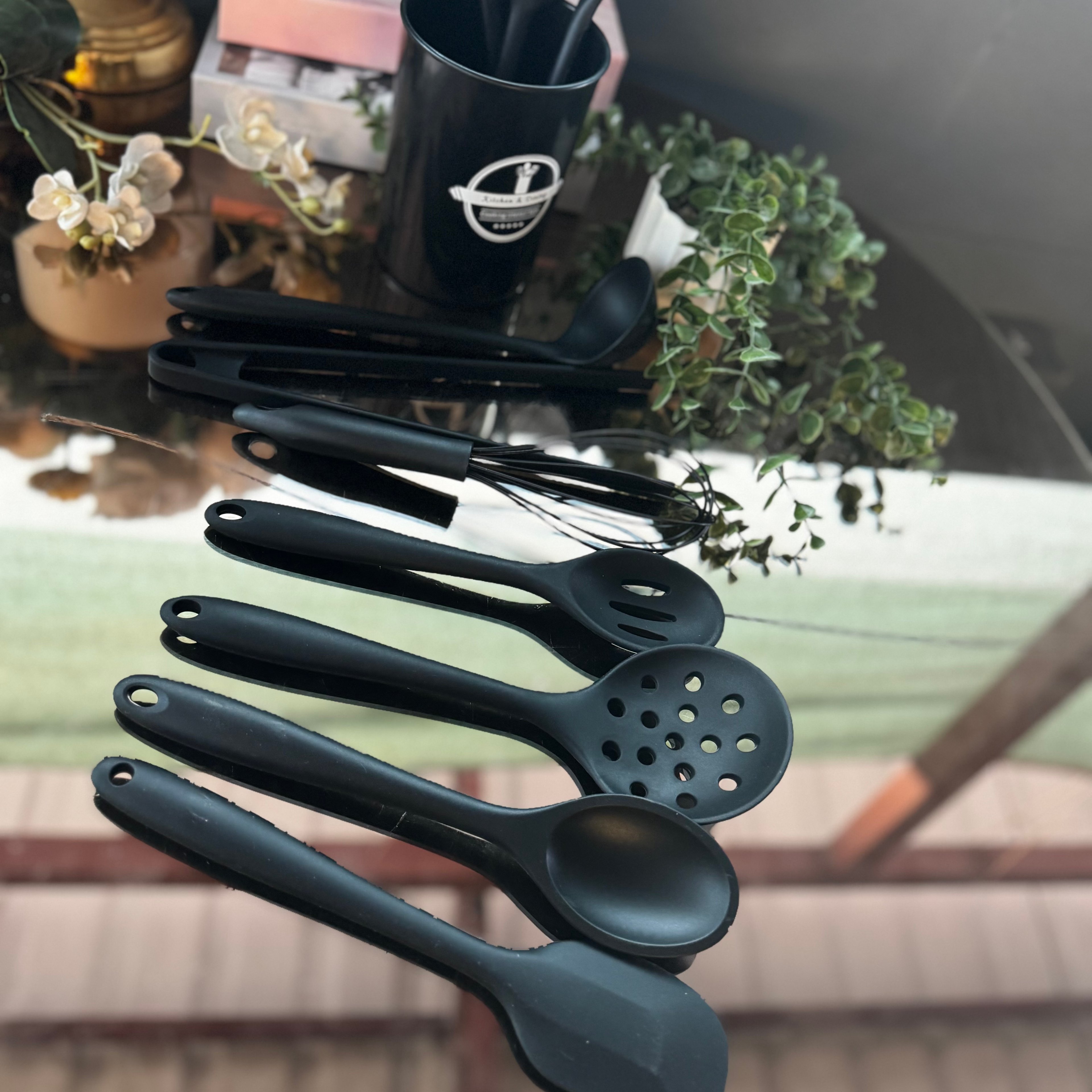 Siyah Silikon Set