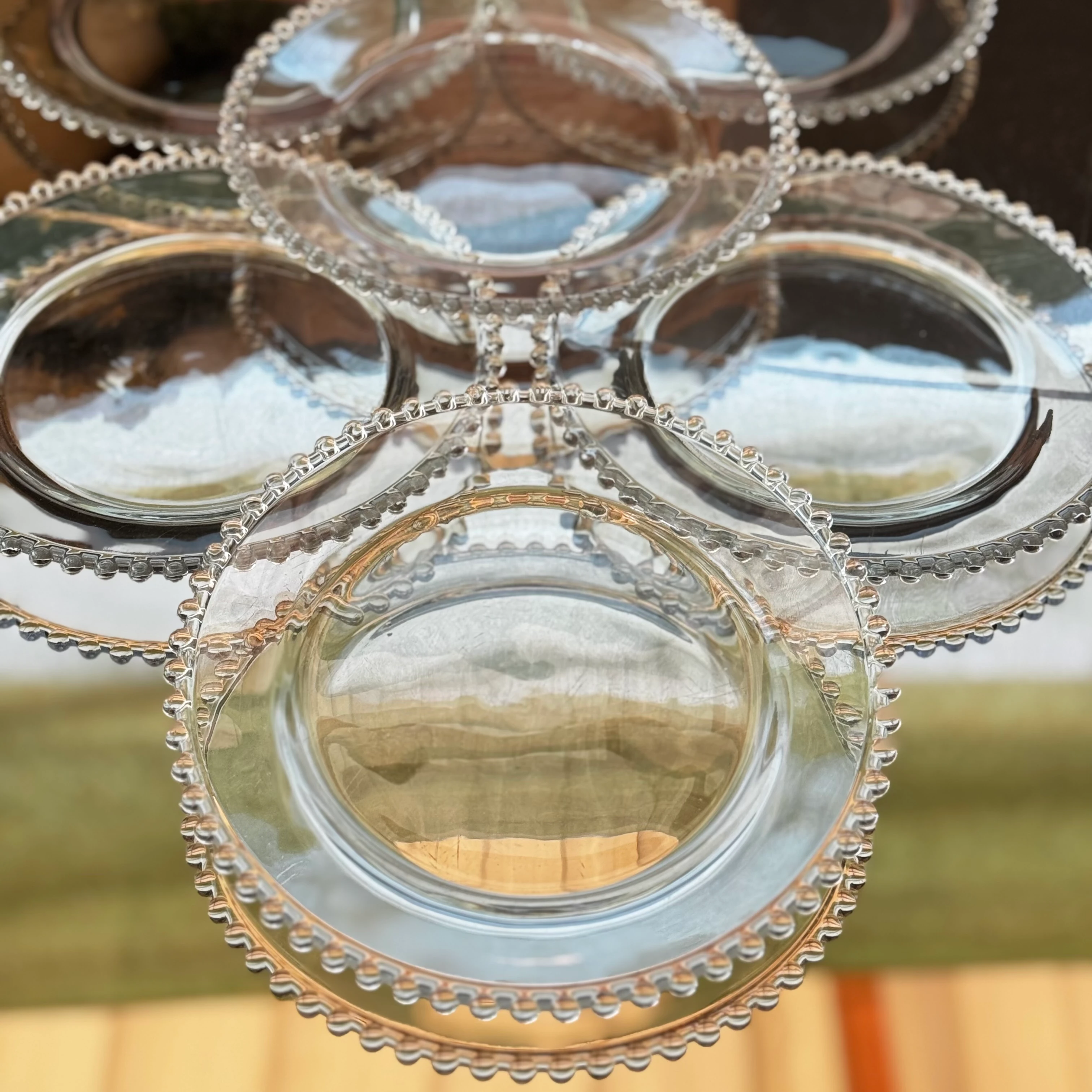 Boncuk Luster Pasta Tabağı