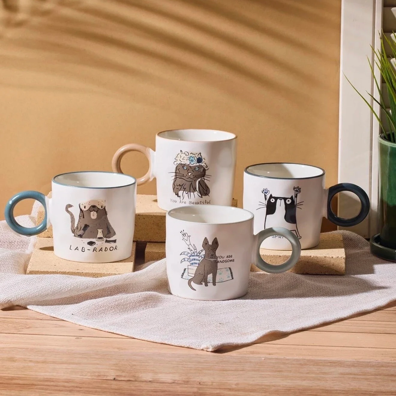 Hayvanlar 4’lü Kupa Seti 