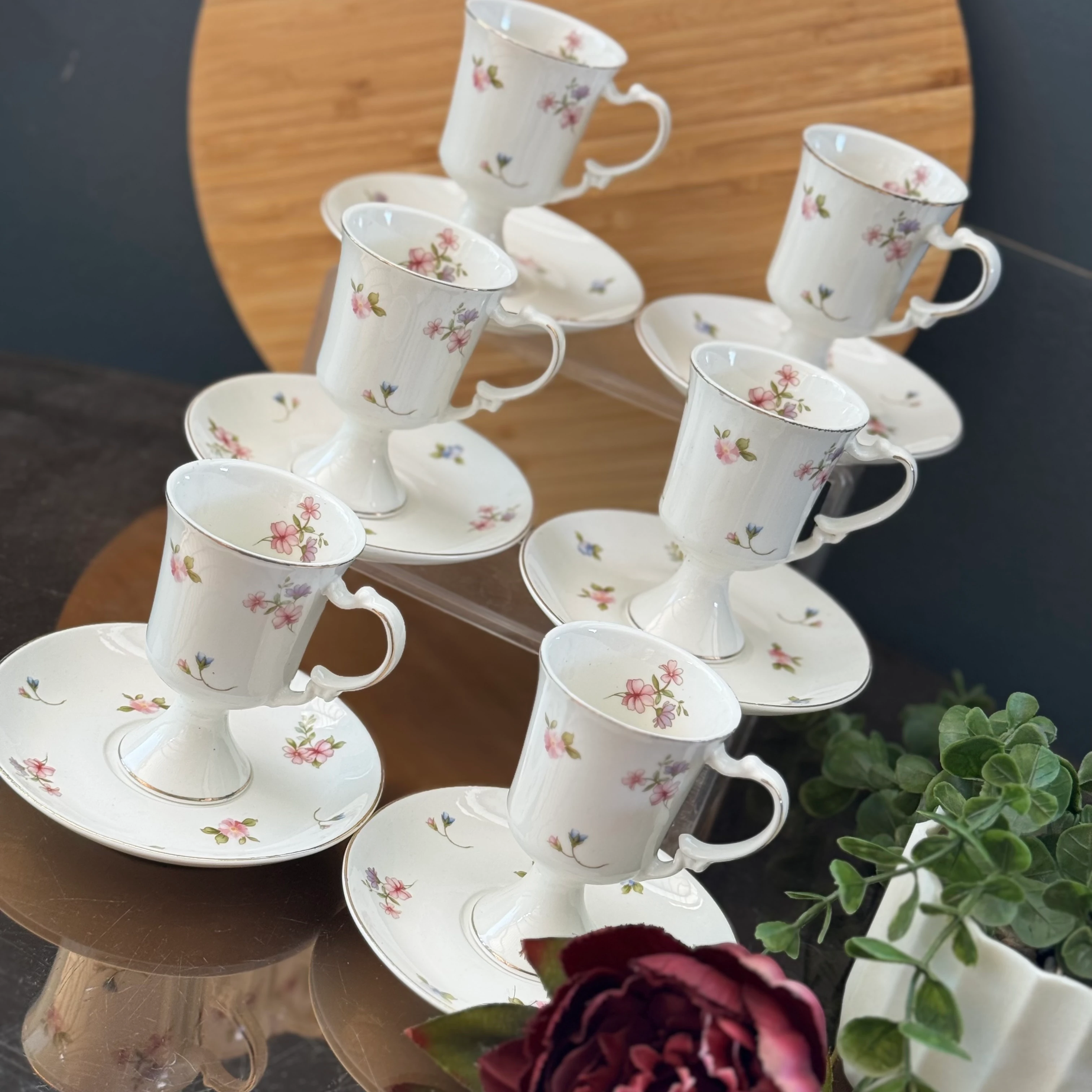 Çıtır Çiçekler Fincan Takımı