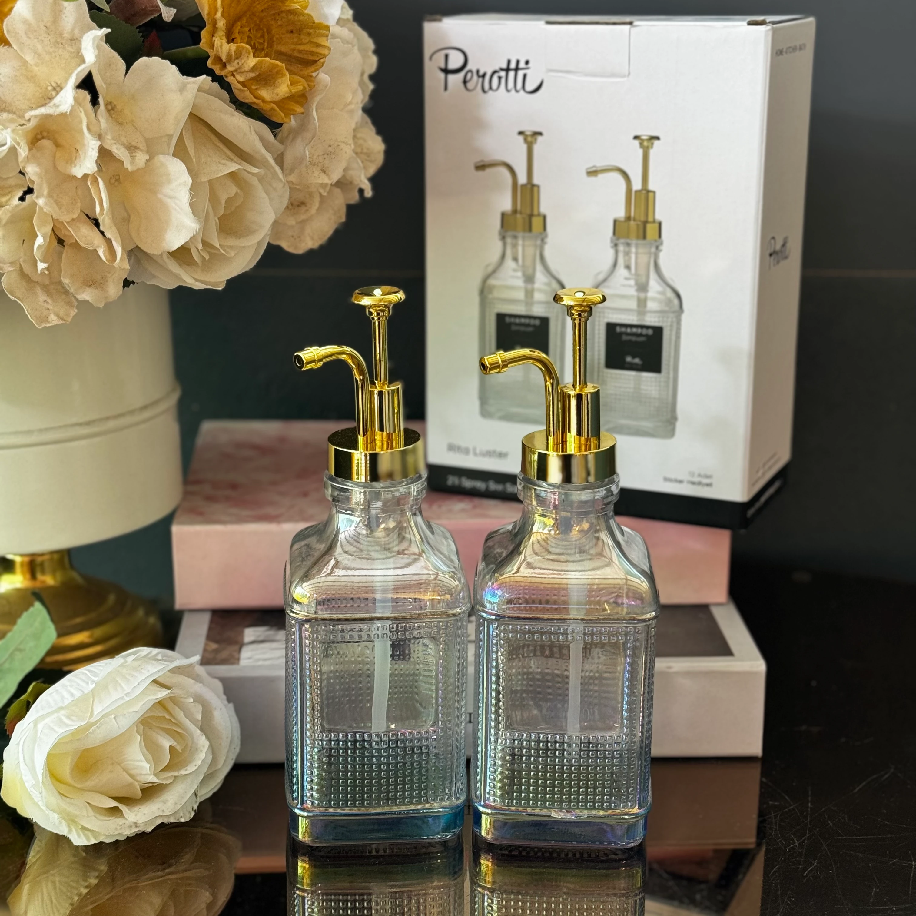 Gold Lüster Banyo Seti