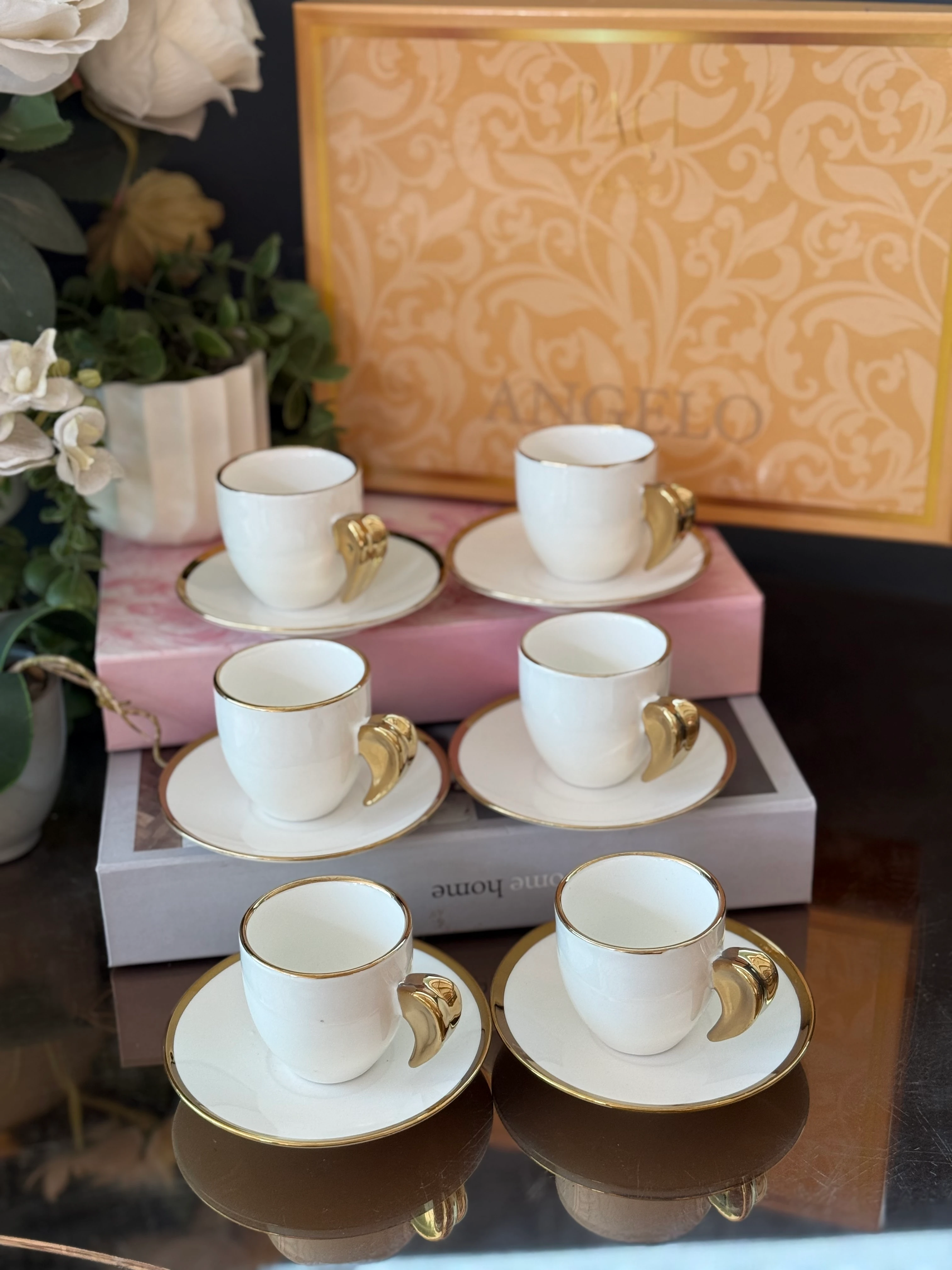 Melek Kanadı Fincan Takımj