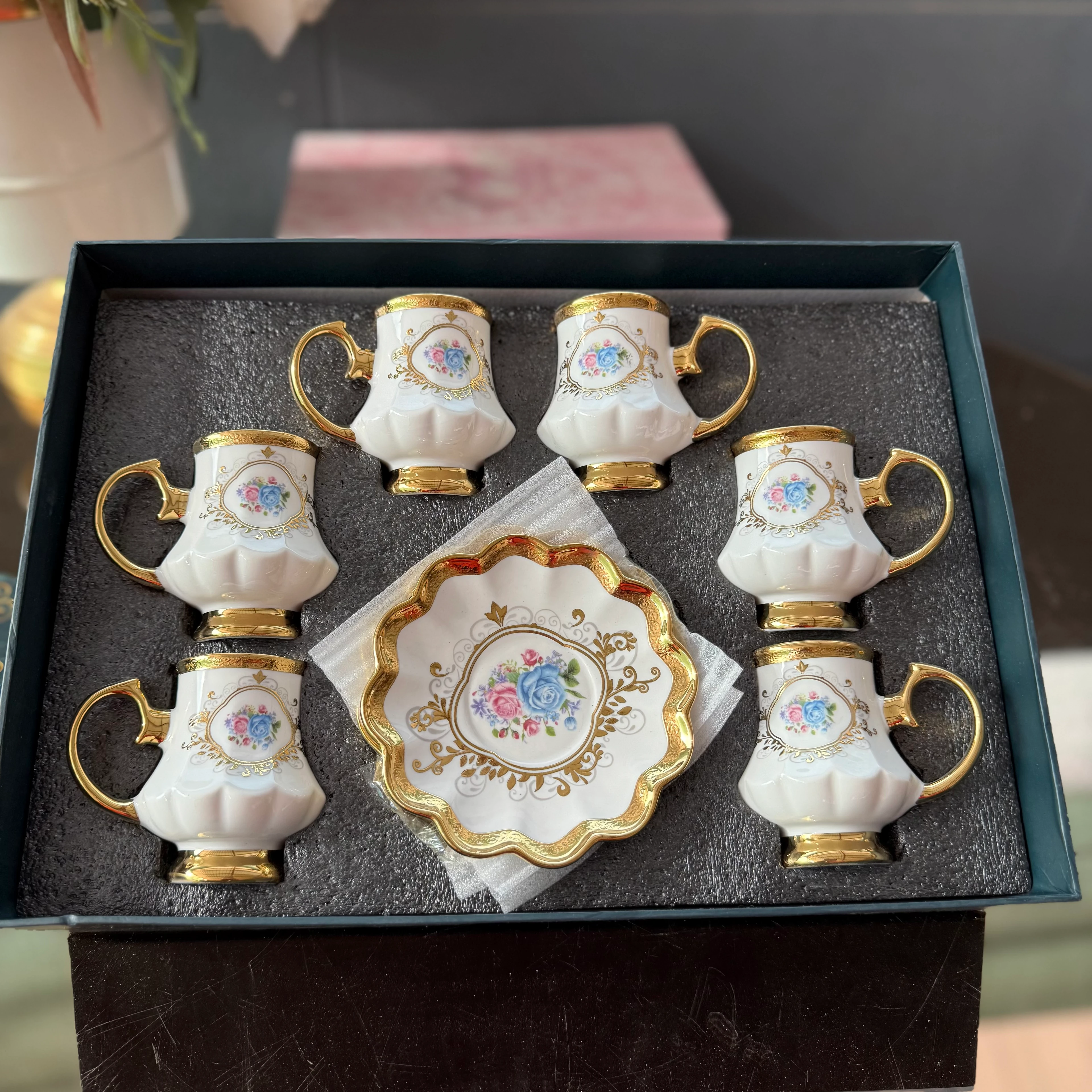 Lavin Lüx Olenna Mavi Çiçek