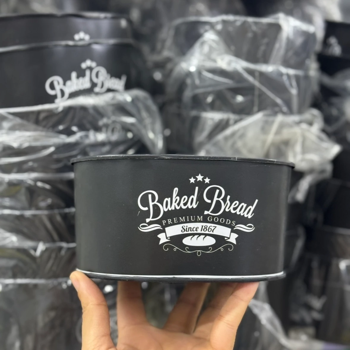 metal cok amaclı sunum sepeti