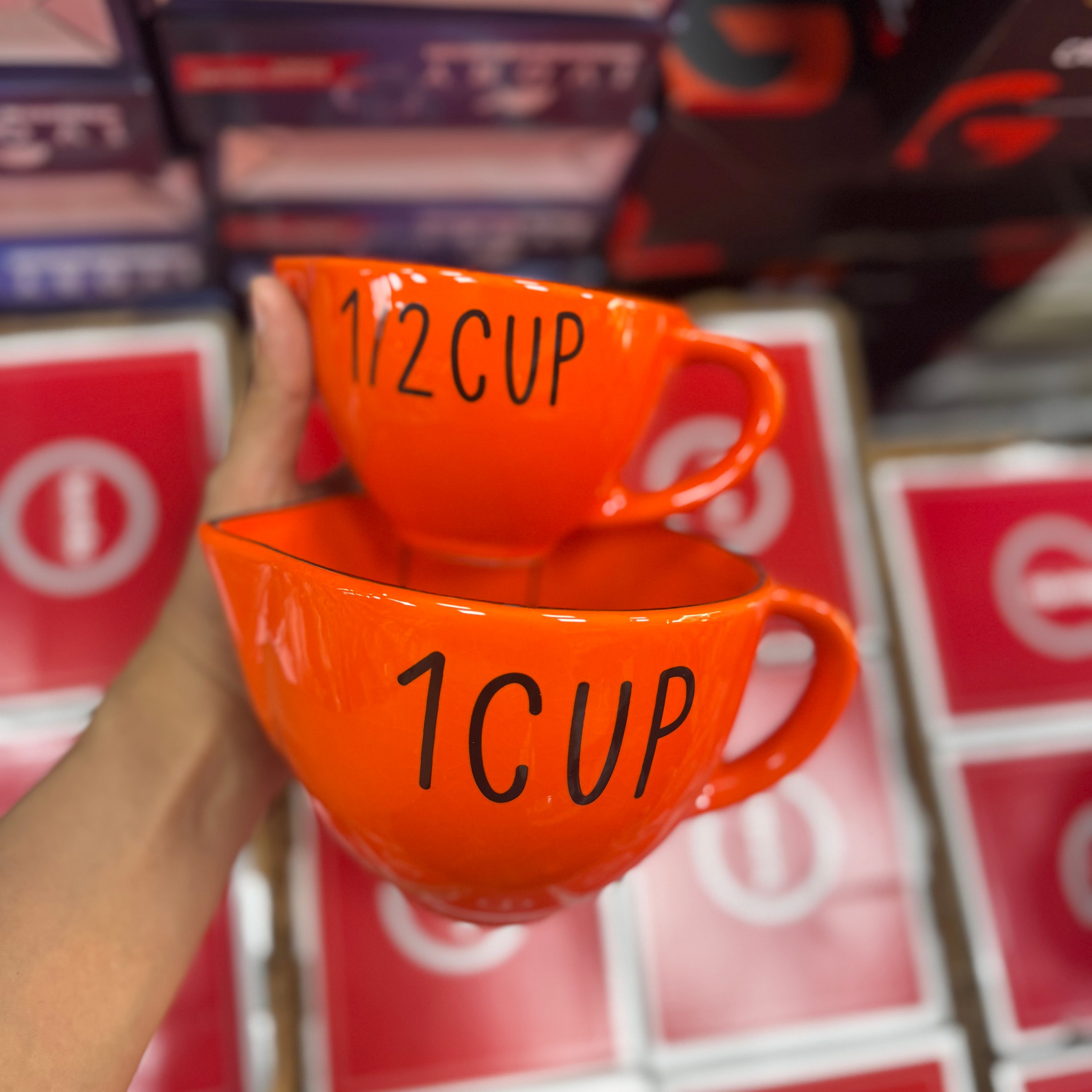 Turuncu 2’li Ölçü Kap