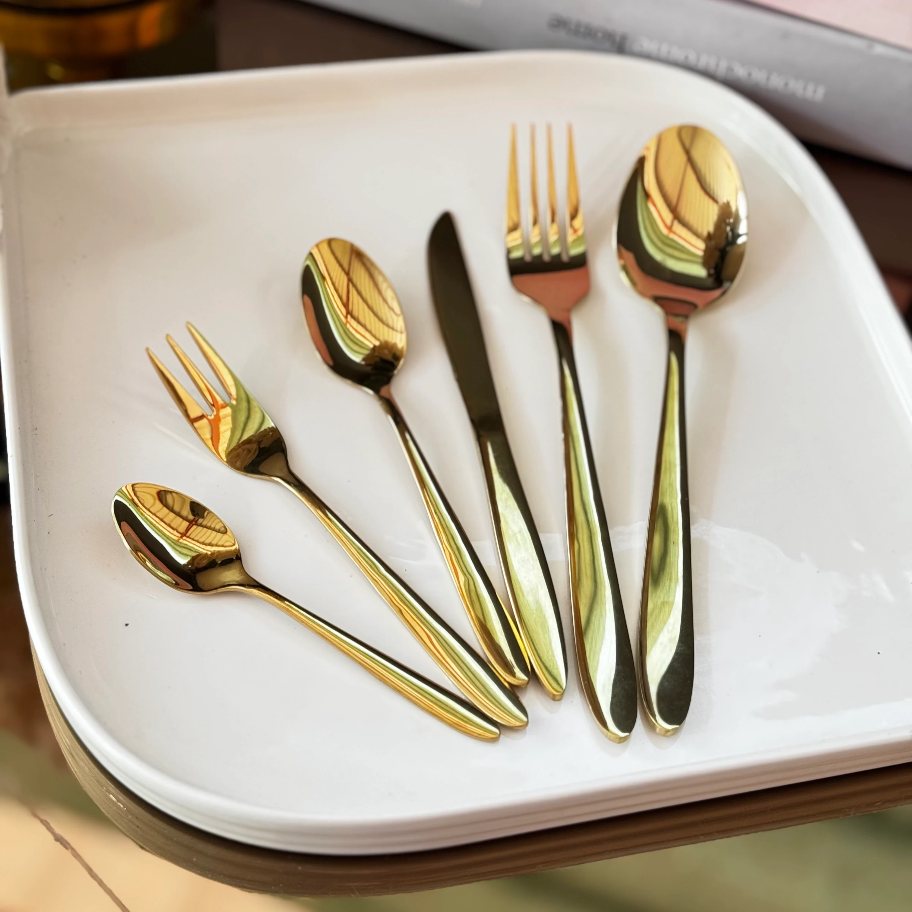 gold 36 parca kaşık seti 