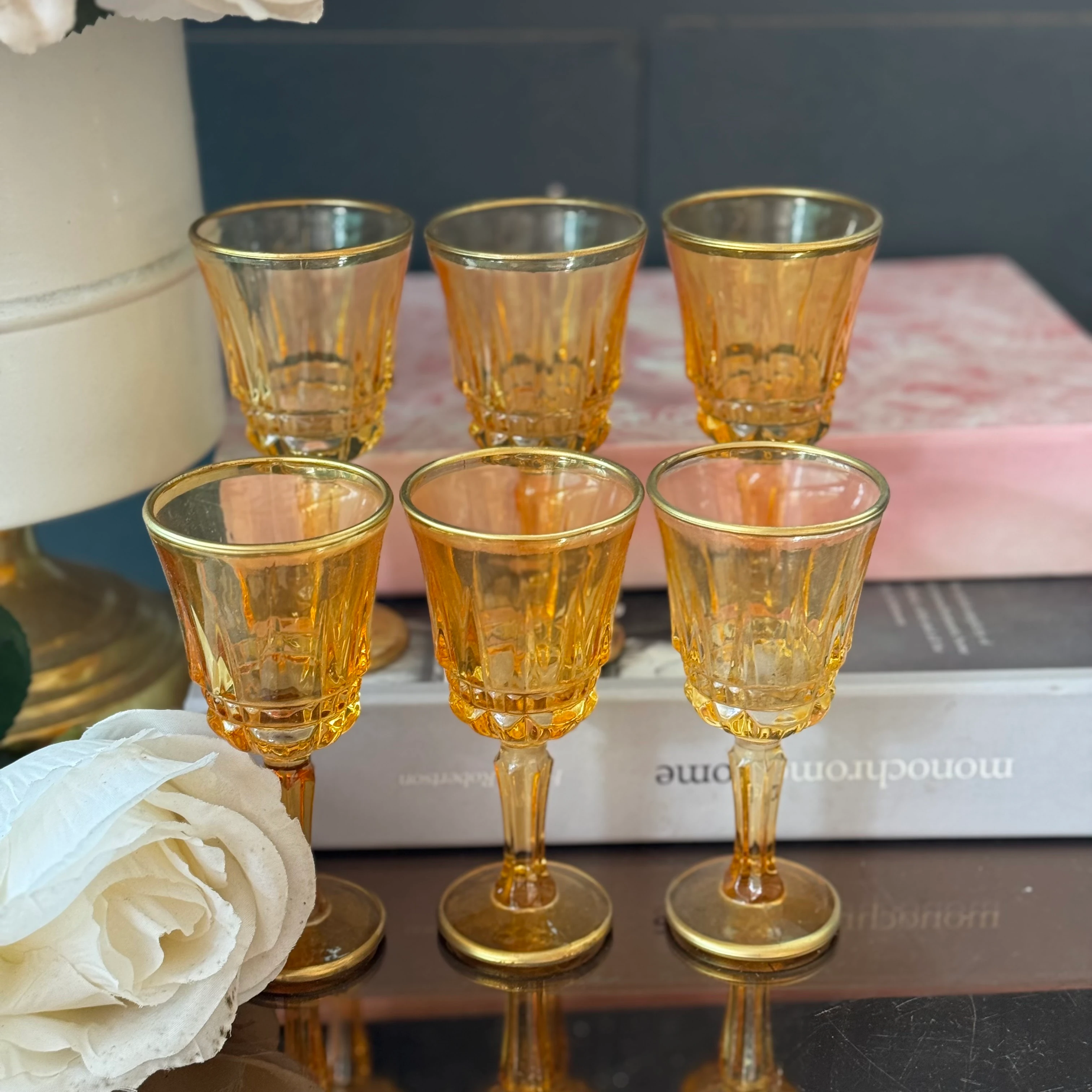 Gold Kristal Bardak Takımı